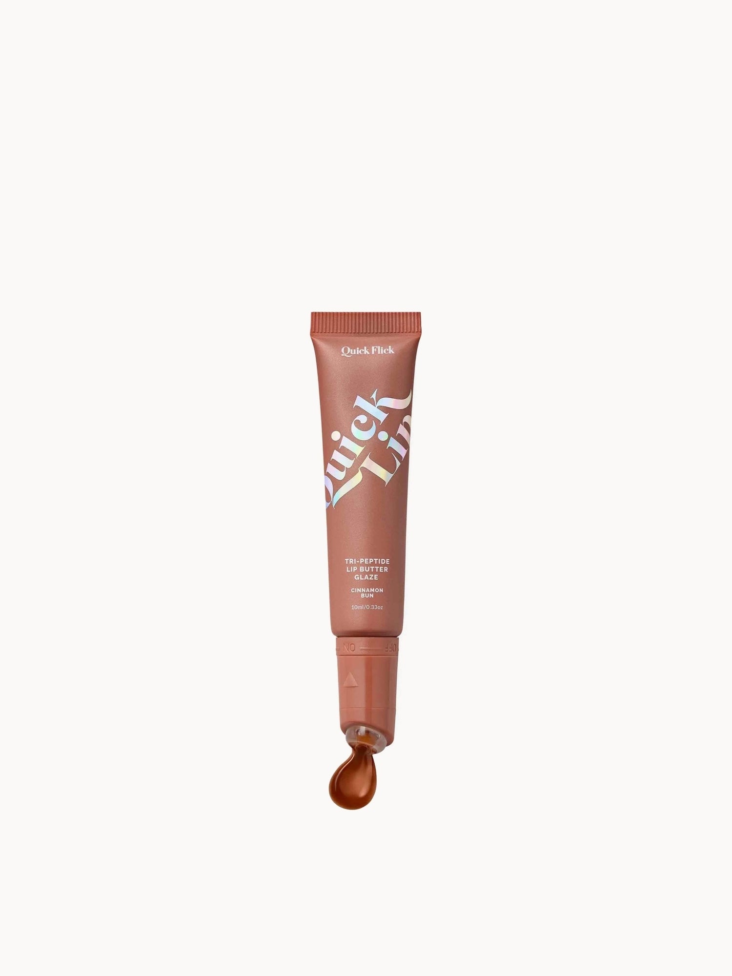 Quick Flick Quick Lip Tri-Peptide Lip Butter Glaze - Cinnamon Bun (Nude) 10ml