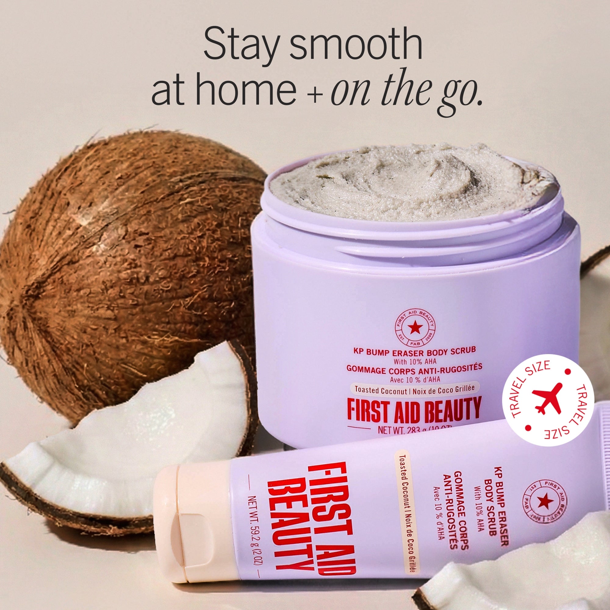 First Aid Beauty KP Bump Eraser Body Scrub Coconut 8.0 oz | Dermstore