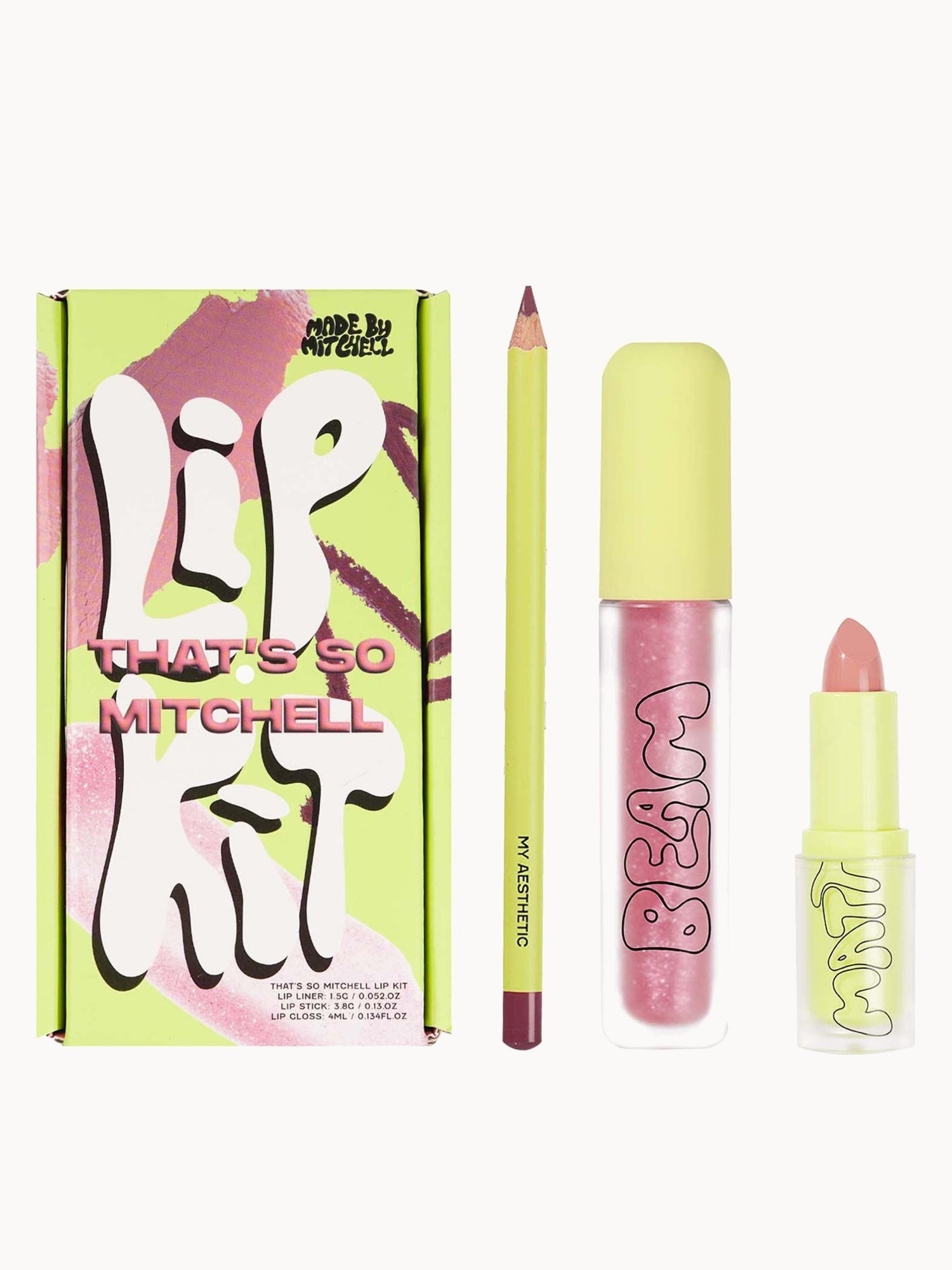 Made By Mitchell Lip Kit Mitch's Mood (Worth £38)