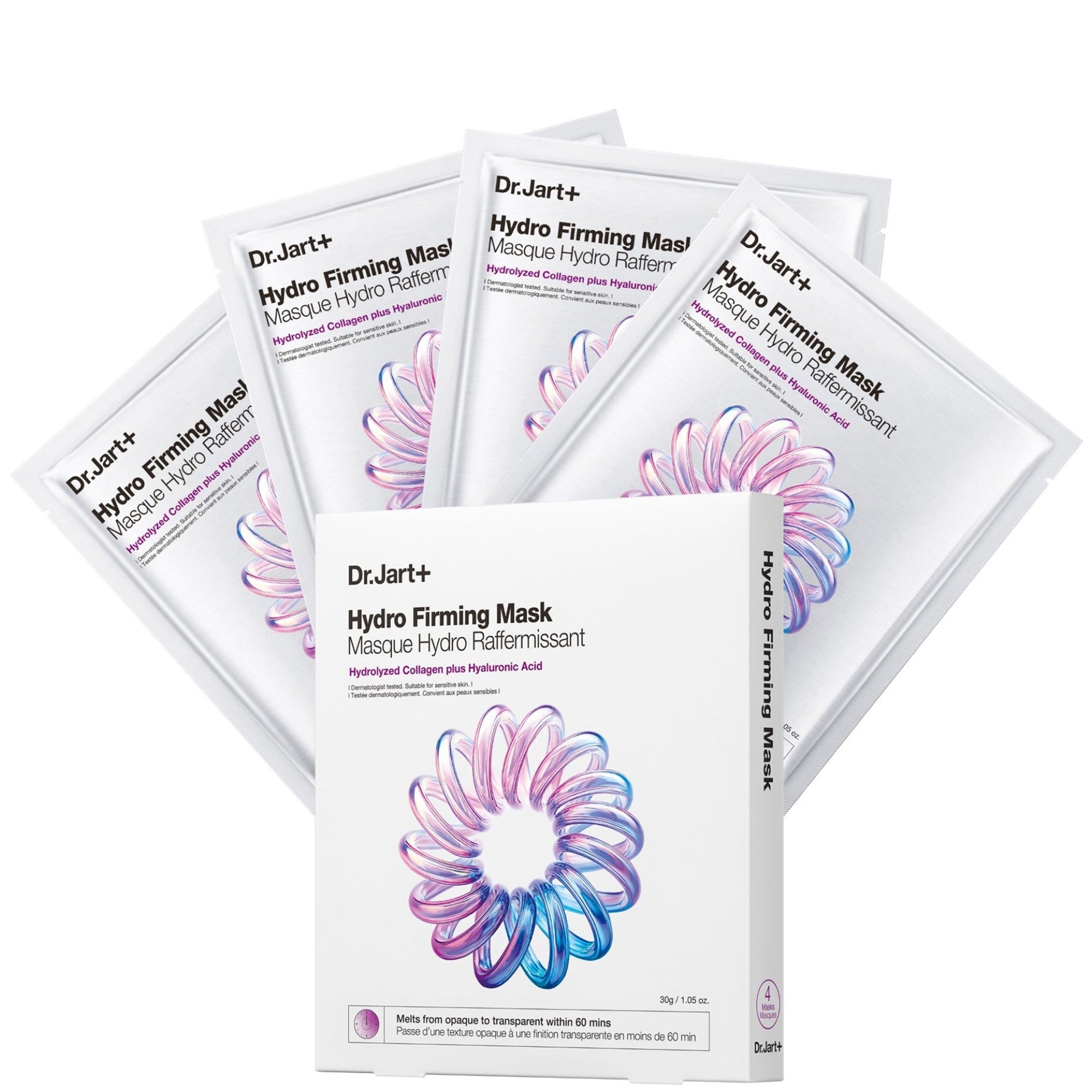 Masque Hydrogel Fermeté & Collagène — Pack 4