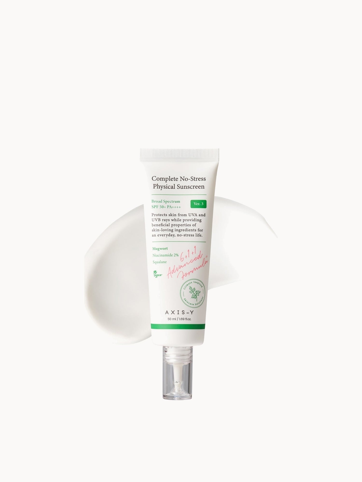 Axis-Y Complete No-Stress Physical Sunscreen V.3 50ml