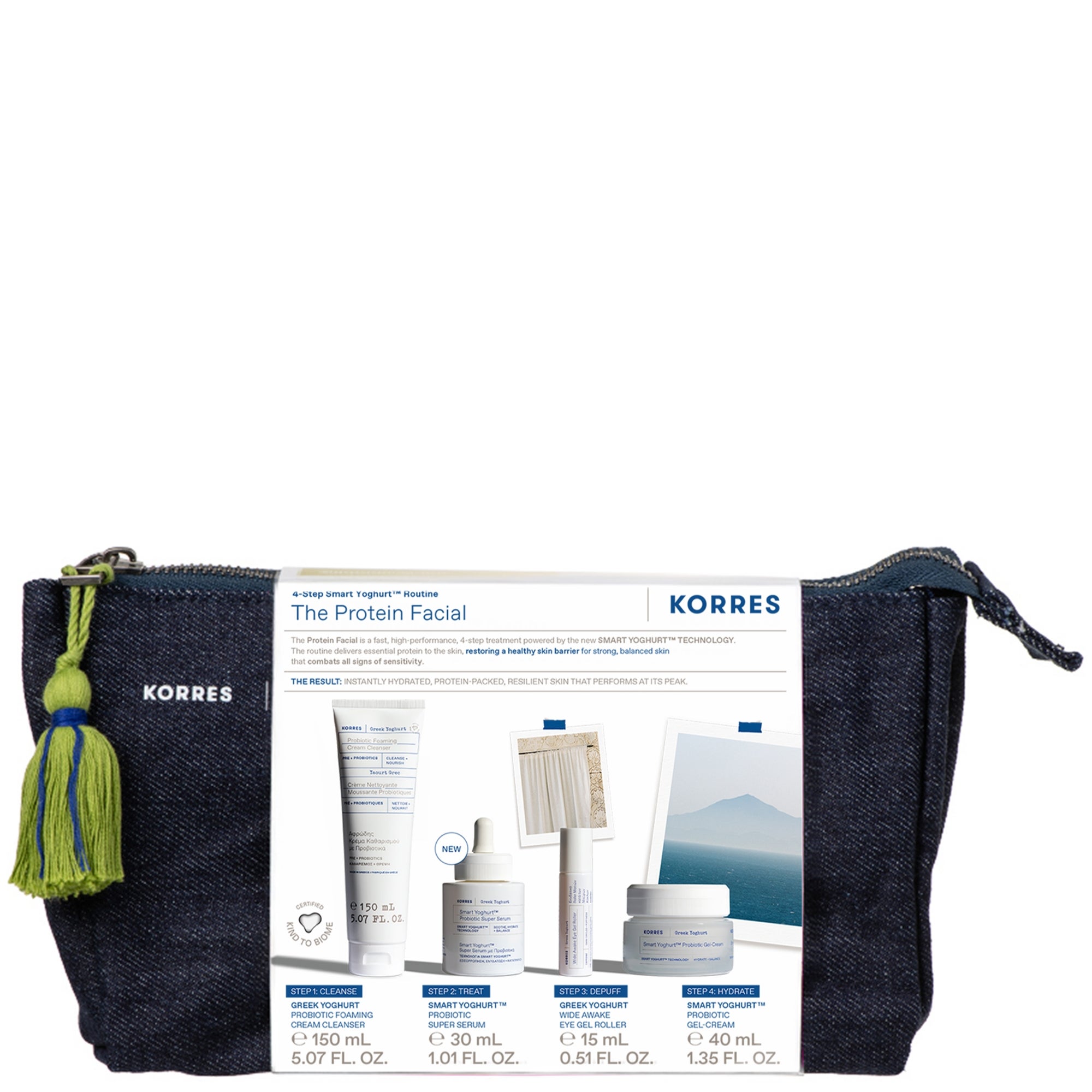 Korres Greek Yoghurt Protein Facial Set ($155 Value) | Dermstore
