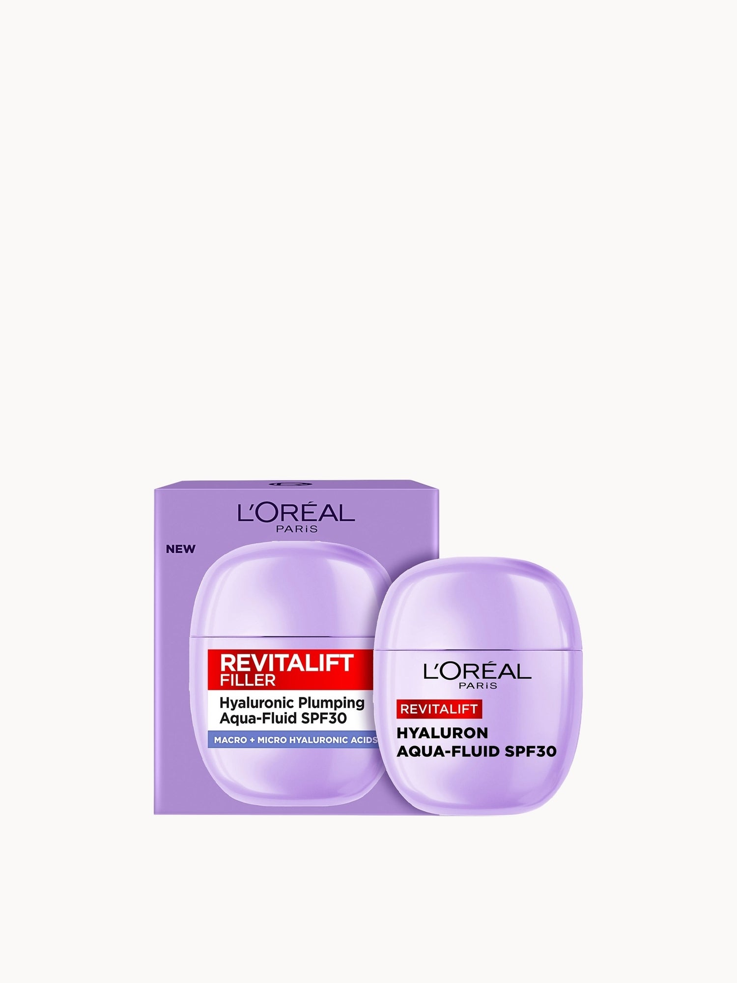 L'Oreal Paris Revitalift Filler Plumping Aqua-Fluid SPF30 Moisturiser 40ml