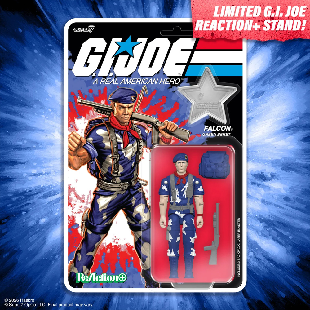 G.I. Joe ReAction+ Wave 08 - LT. Falcon (America's 250th