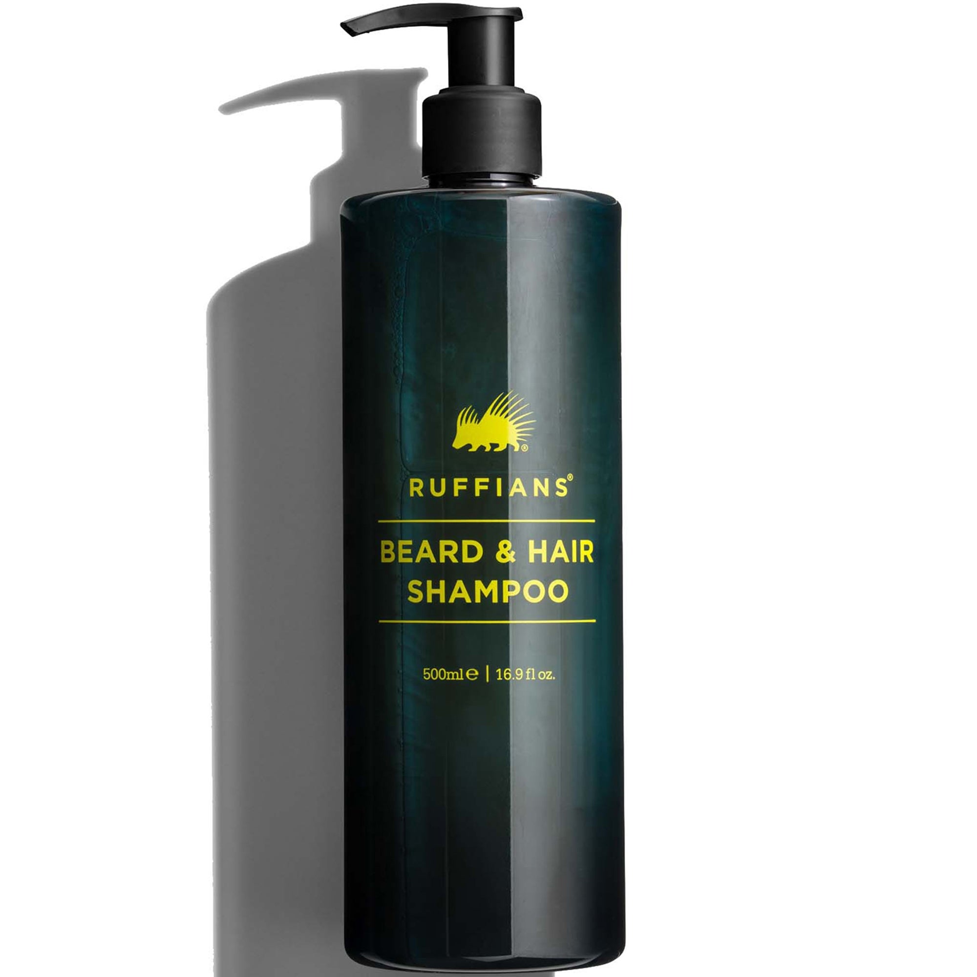Ruffians Beard & Hair Shampoo 500ml | LOOKFANTASTIC