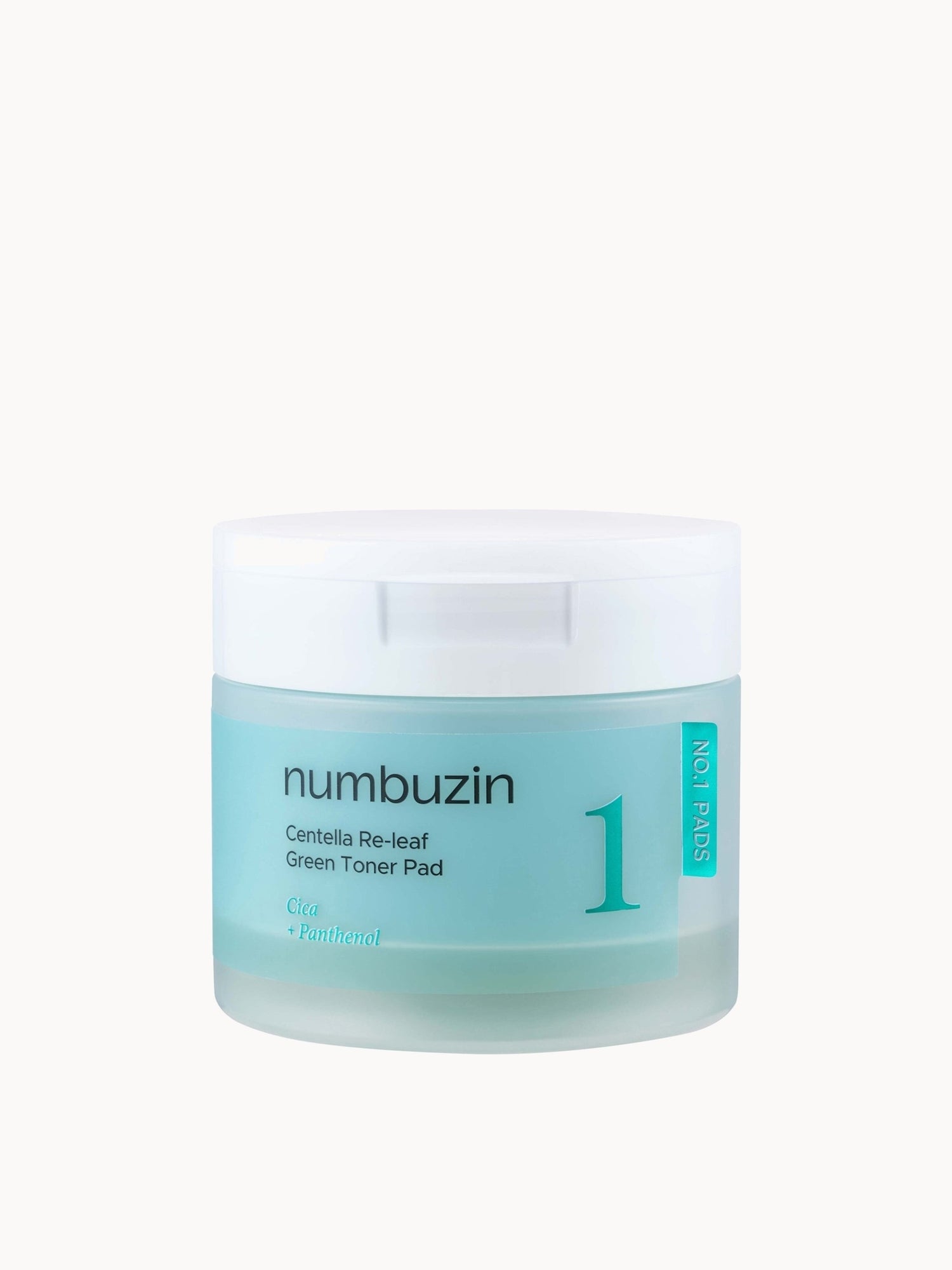Numbuzin No.1 Centella Re-leaf Green Toner Pad 190ml (70 Pads)