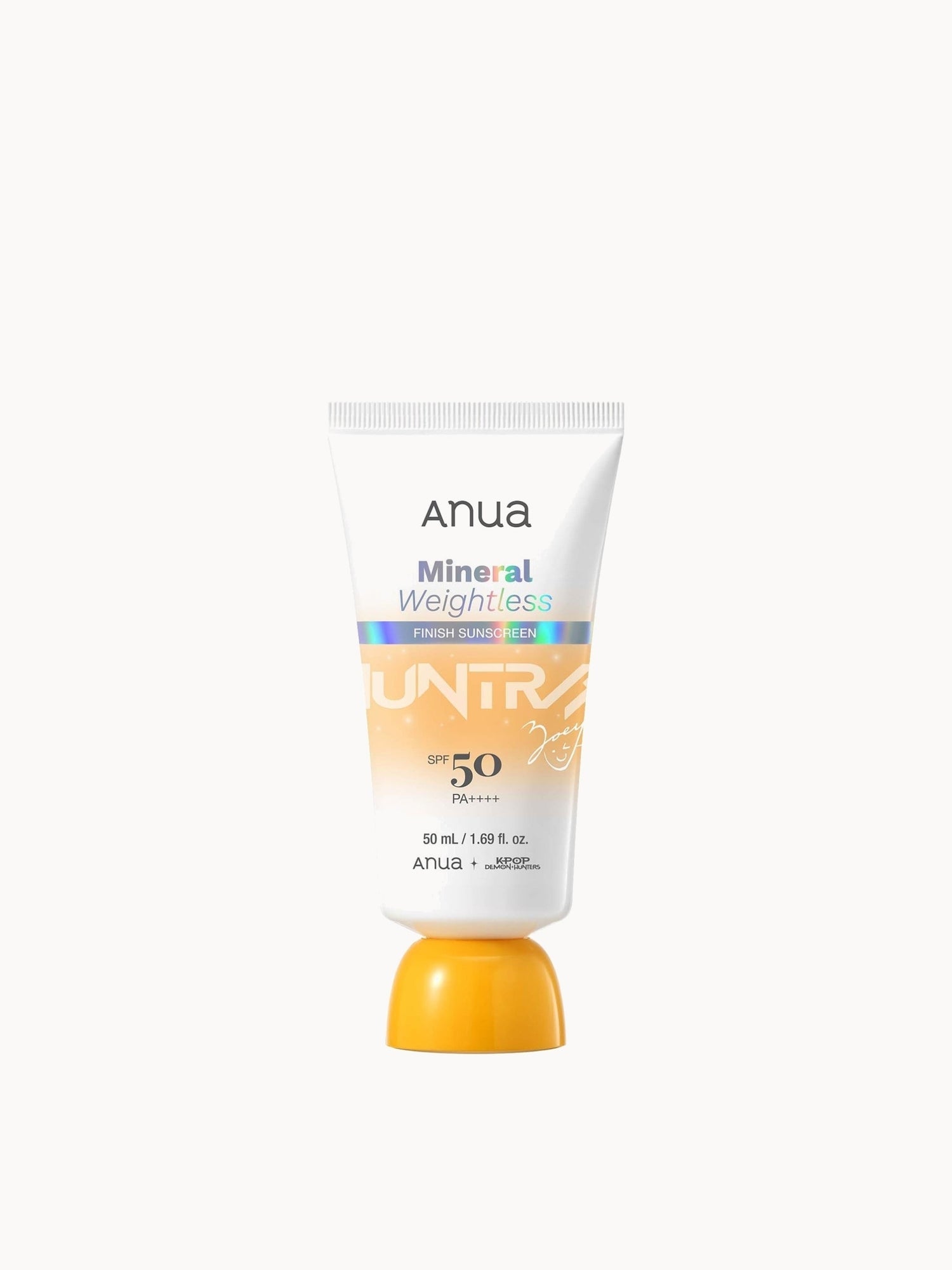 Anua KPop Demon Hunters Mineral Weightless Finish SPF50 Sunscreen 50ml