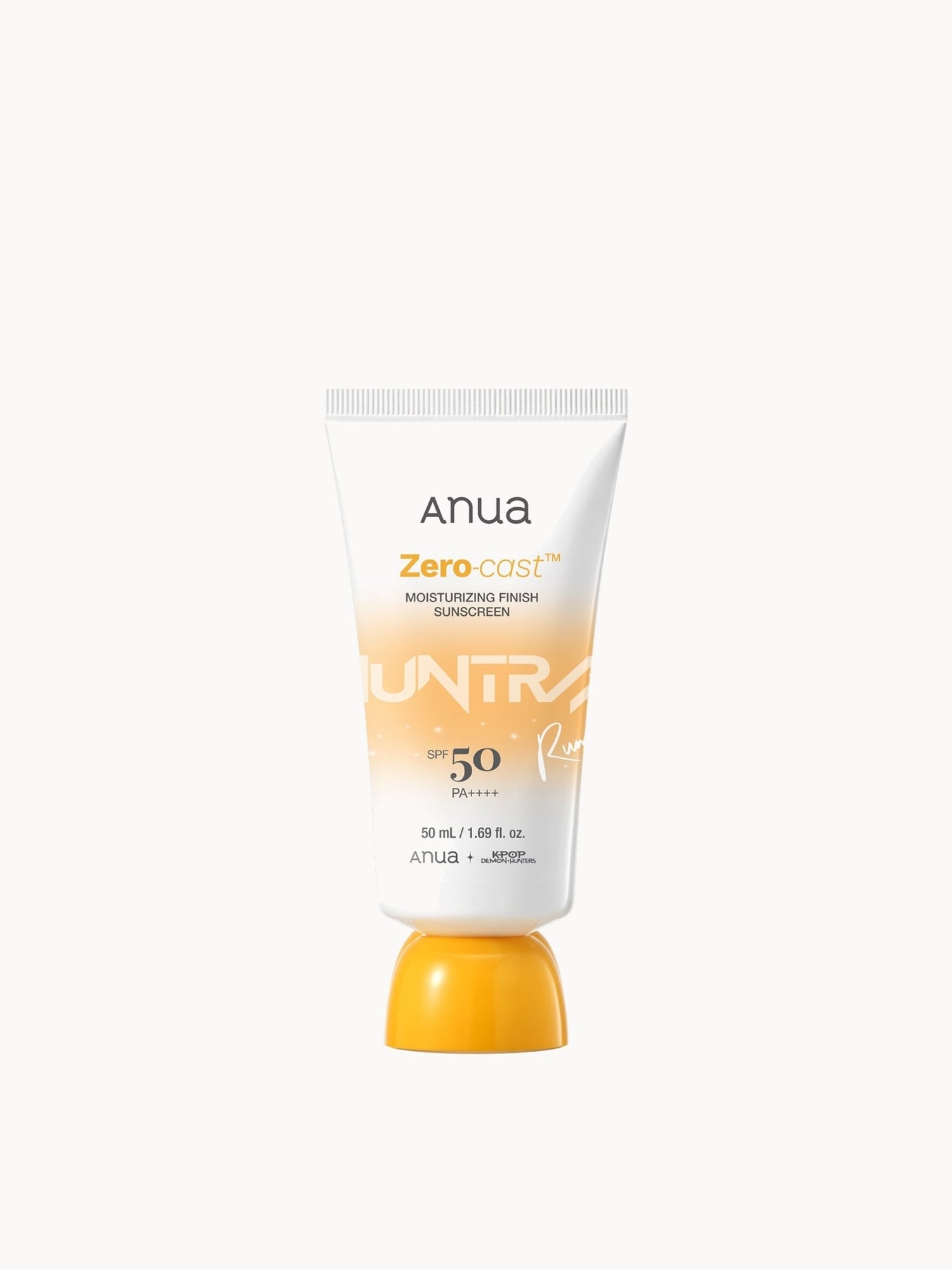 Anua KPop Demon Hunters Zero-Cast Moisturising Finish SPF50 Sunscreen 50ml