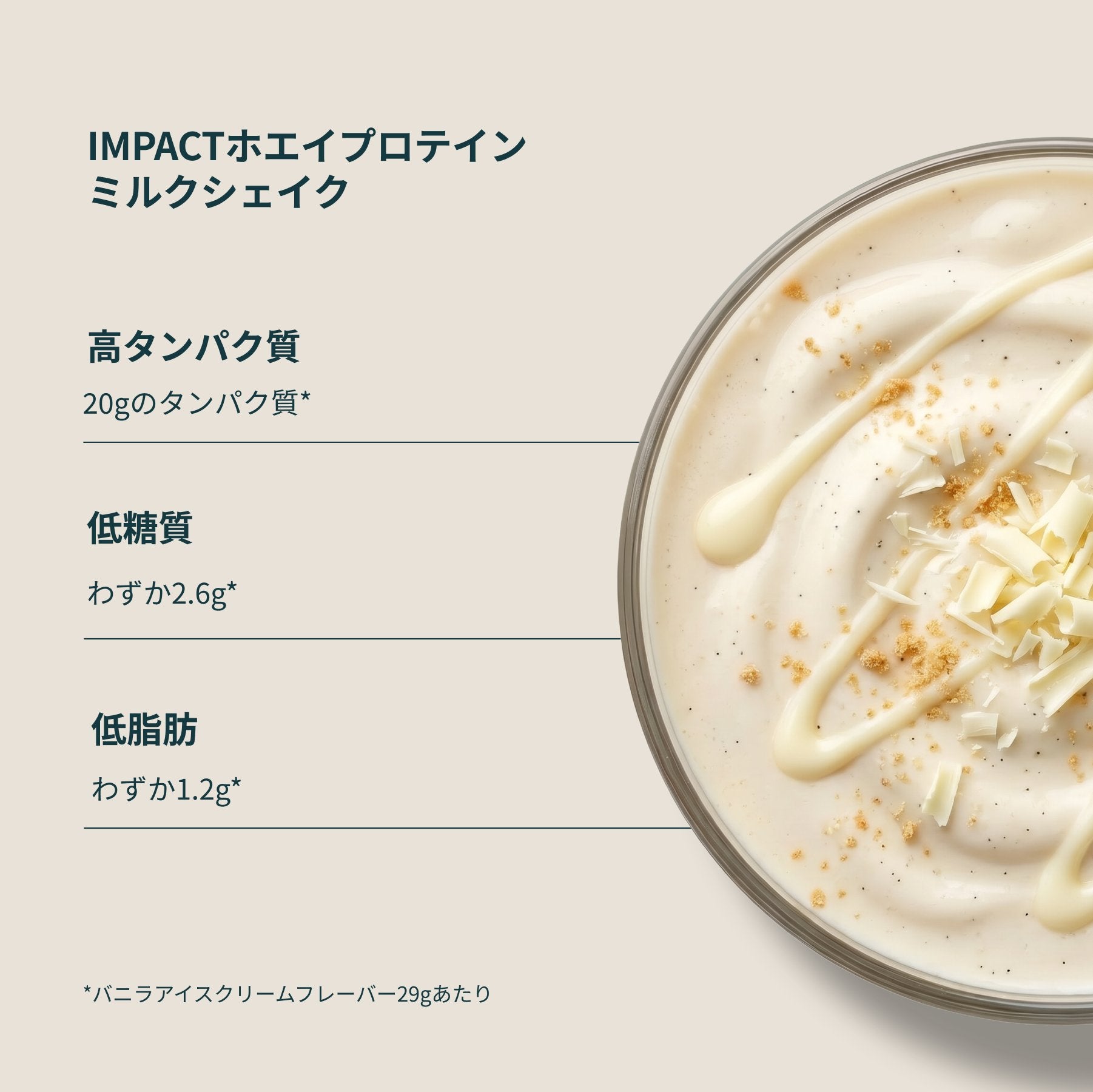 Impact ホエイ プロテイン ミルクシェイク | Myprotein