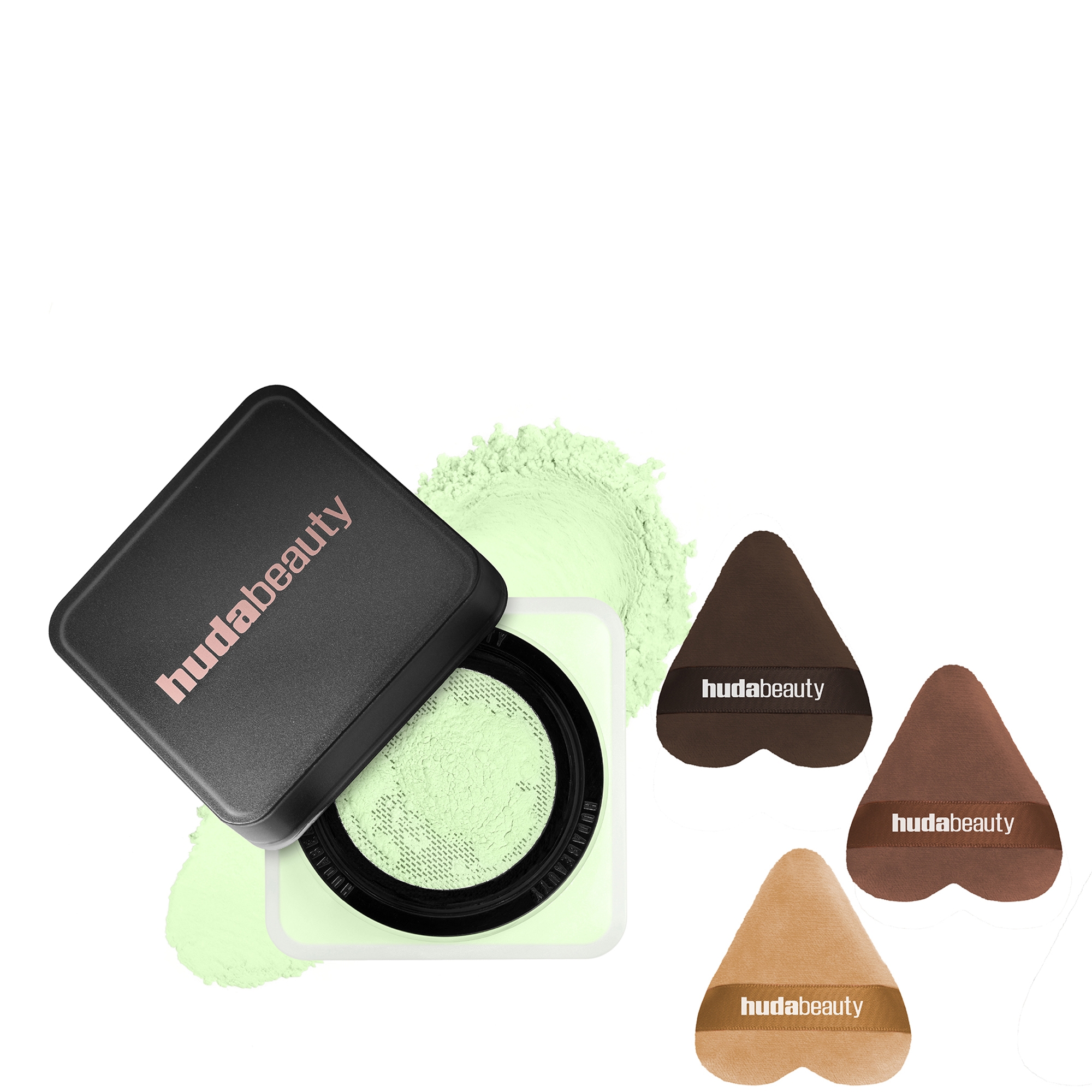 HUDA BEAUTY Easy Bake & Puff Set - Matcha Milk Cake | CultBeauty