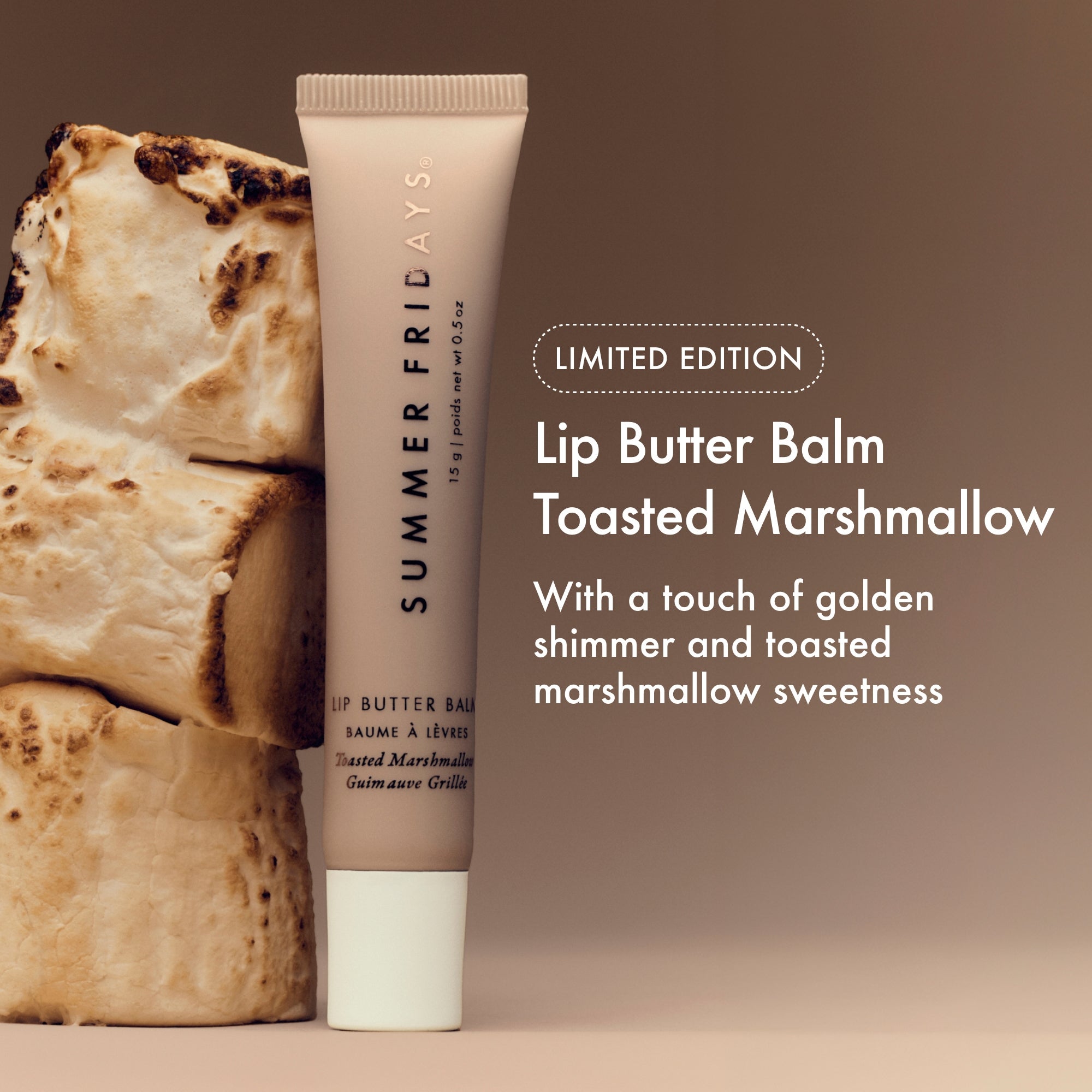 Summer Fridays Lip Butter Balm - Toasted Marshmallow | Cult Beauty