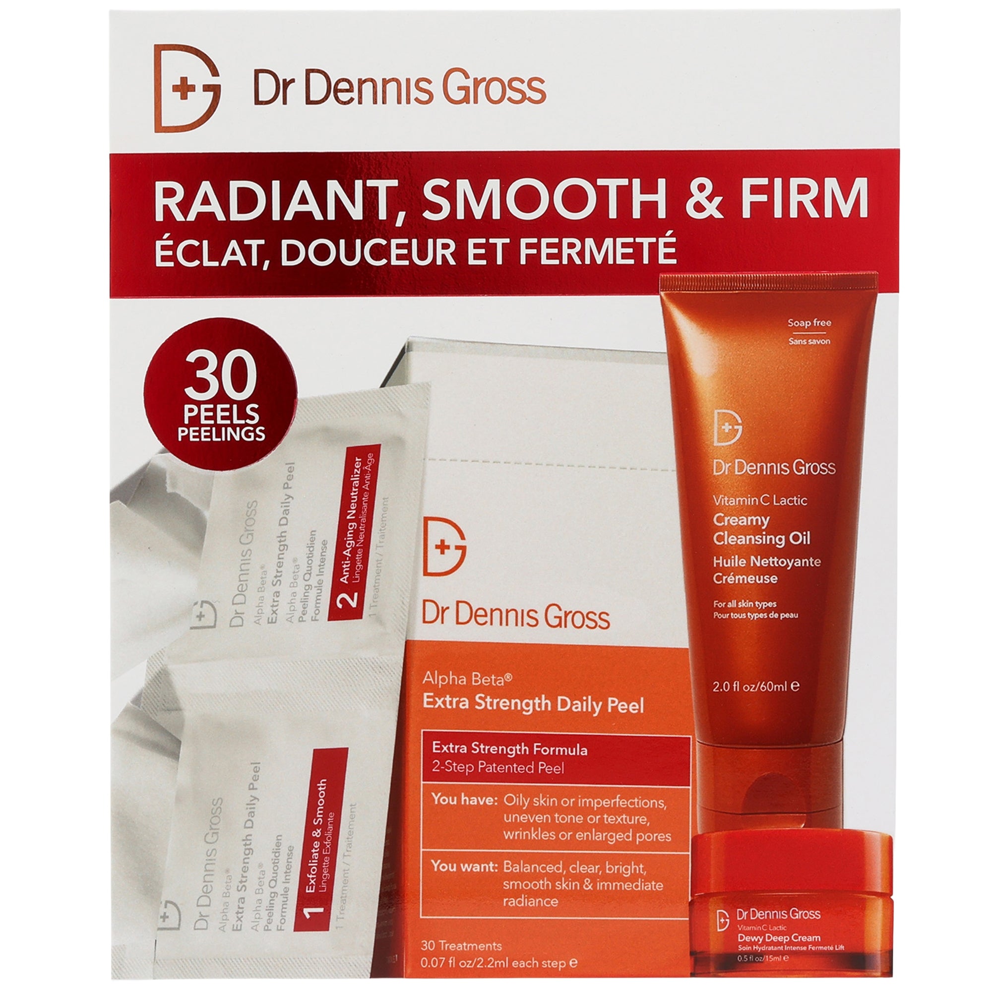Dr Dennis Gross Skincare Radiant, Smooth and Firm Kit - Extra