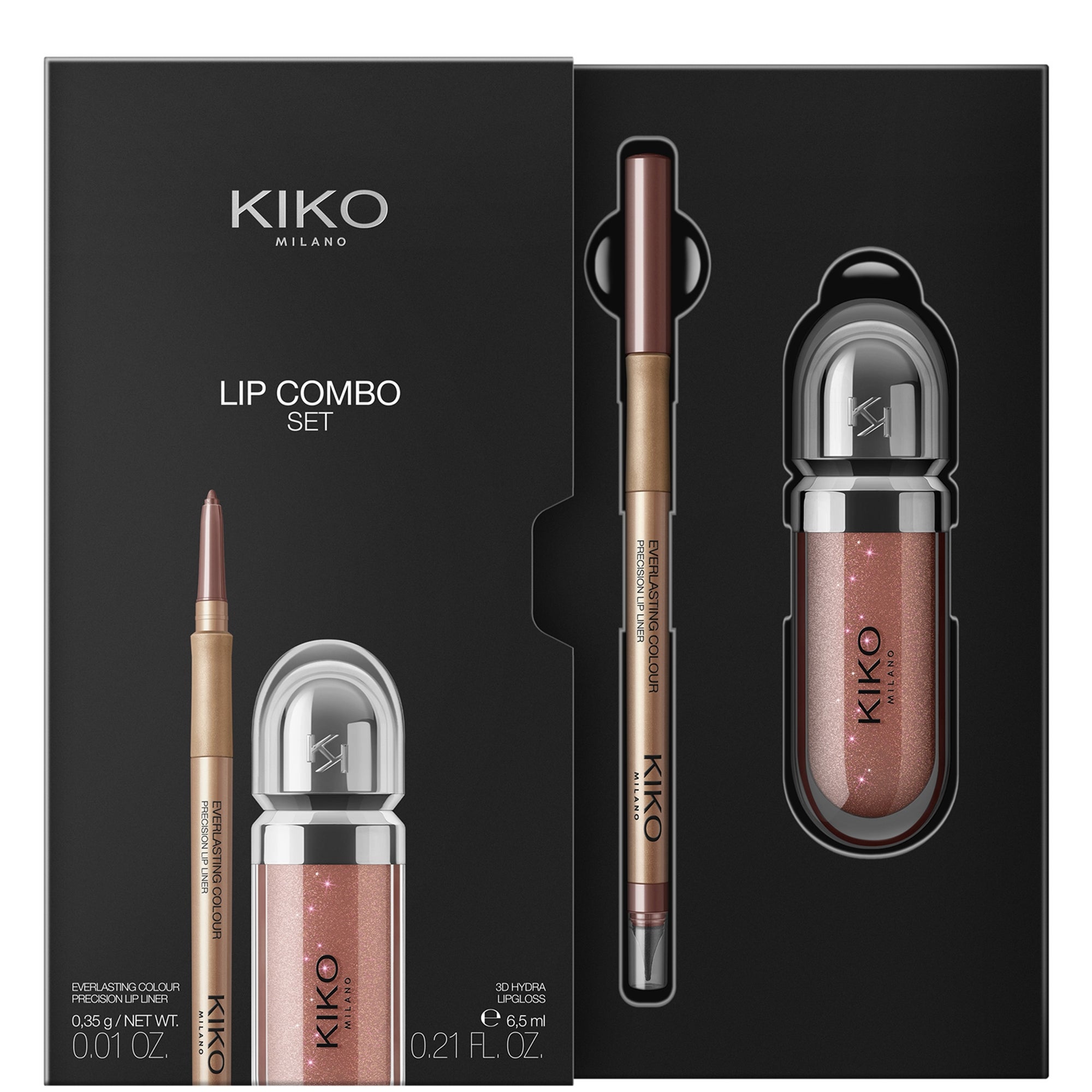 キーヨー　リップ&アイシャドウセット KIKO Milano 3D Hydra Lip Combo Set 6.85ml (Various Shades