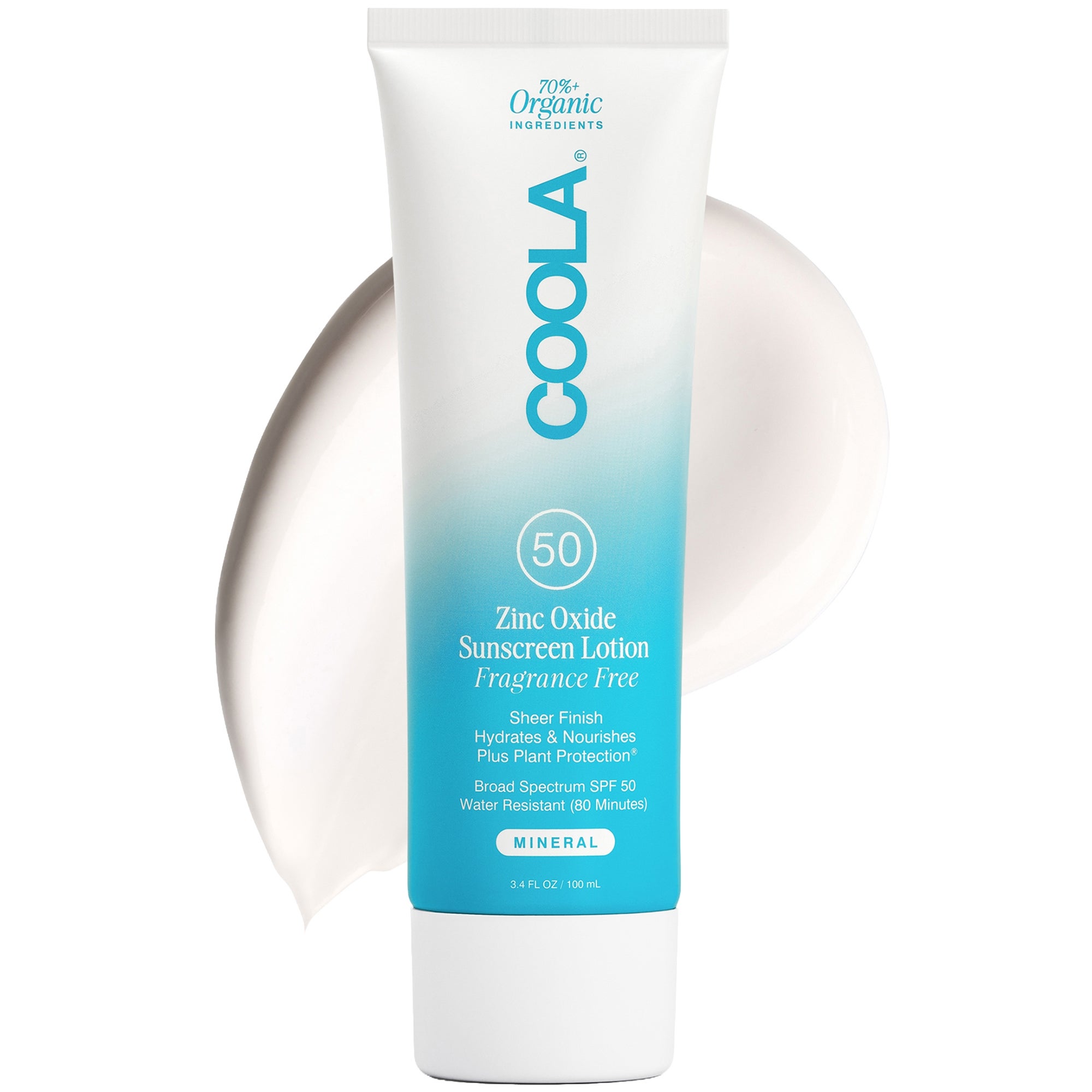 COOLA Mineral Body SPF50 Fragrance-Free 3.4oz | Dermstore