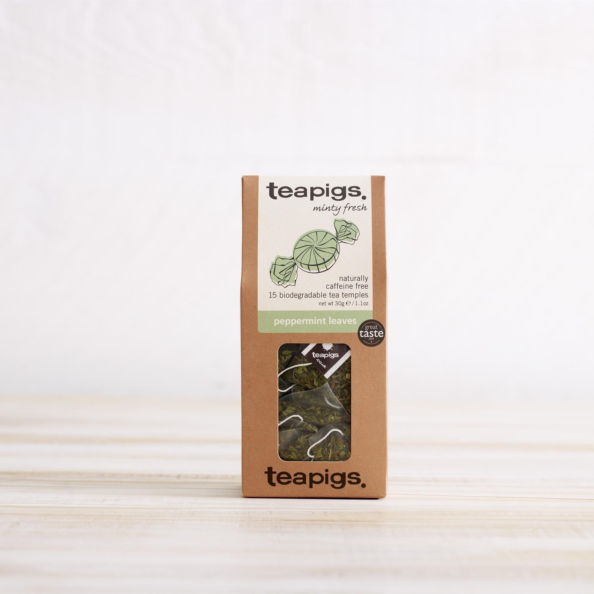 Teapigs Peppermint Tea (15 tea temples), image 1