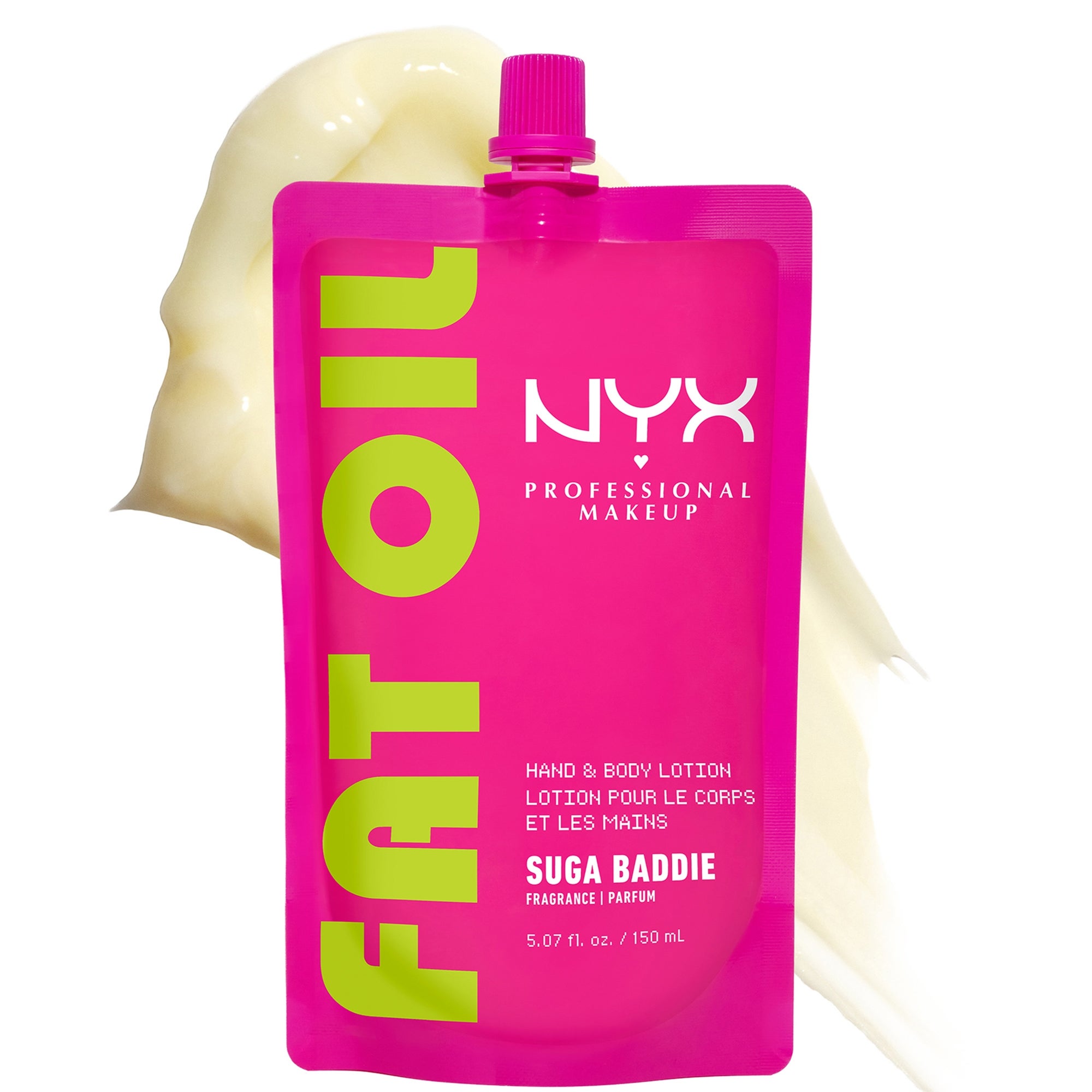 NYX Professional Makeup NYX Professional Makeup Fat Oil Body Lotion 150ml - Suga Baddie