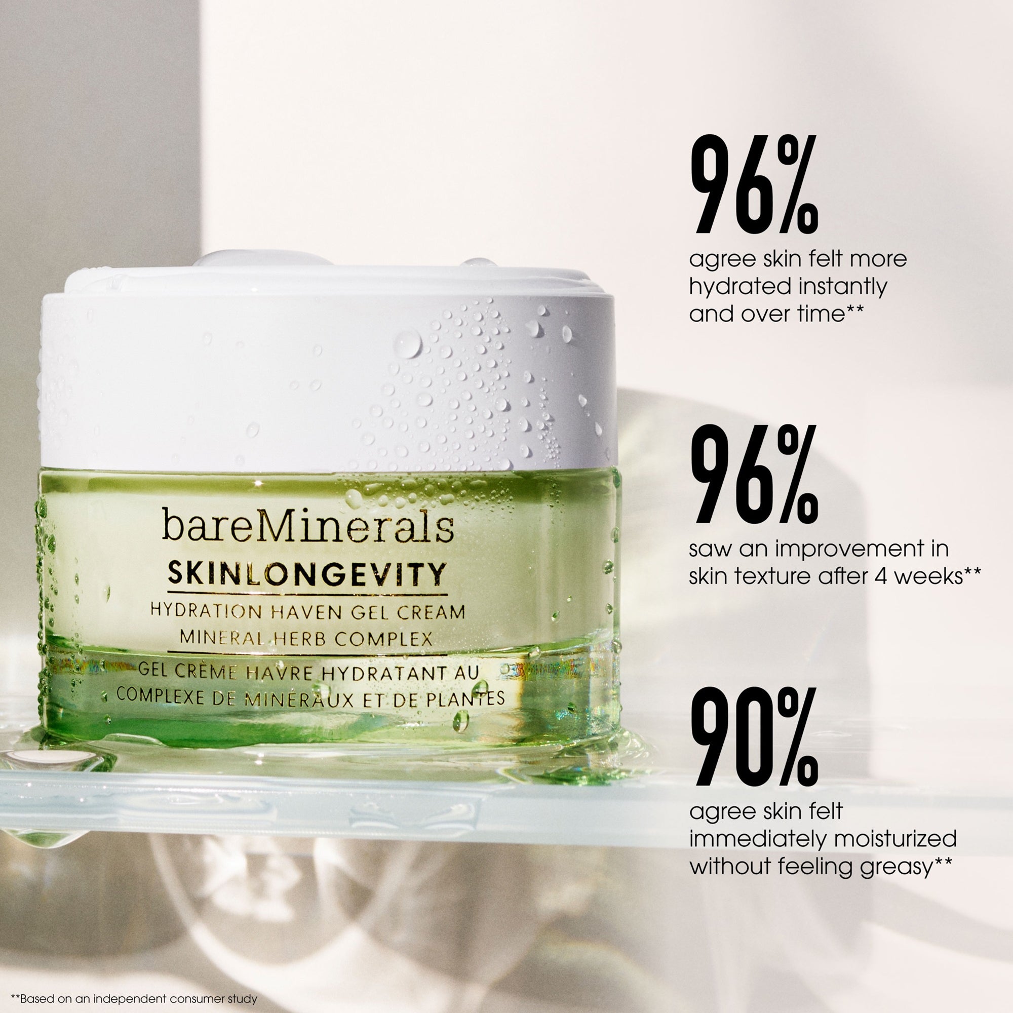 bareMinerals Skinlongevity Hydration Haven Gel Cream 50g | Cult Beauty