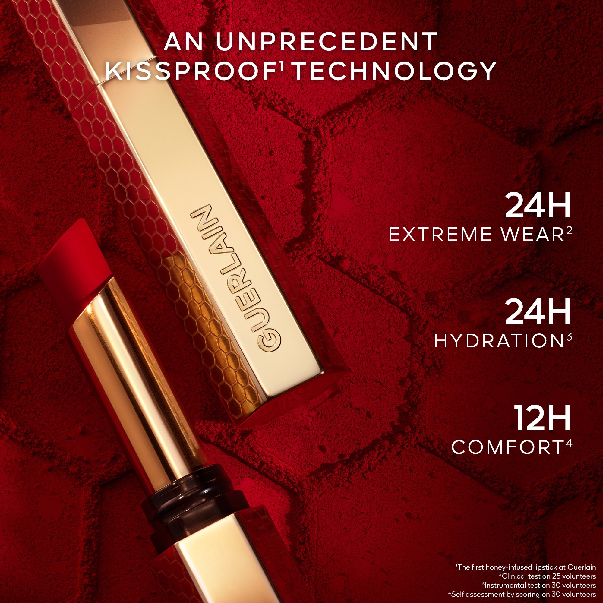 GUERLAIN Kisskiss Honey-Infused Intense Lipstick (Various Shades
