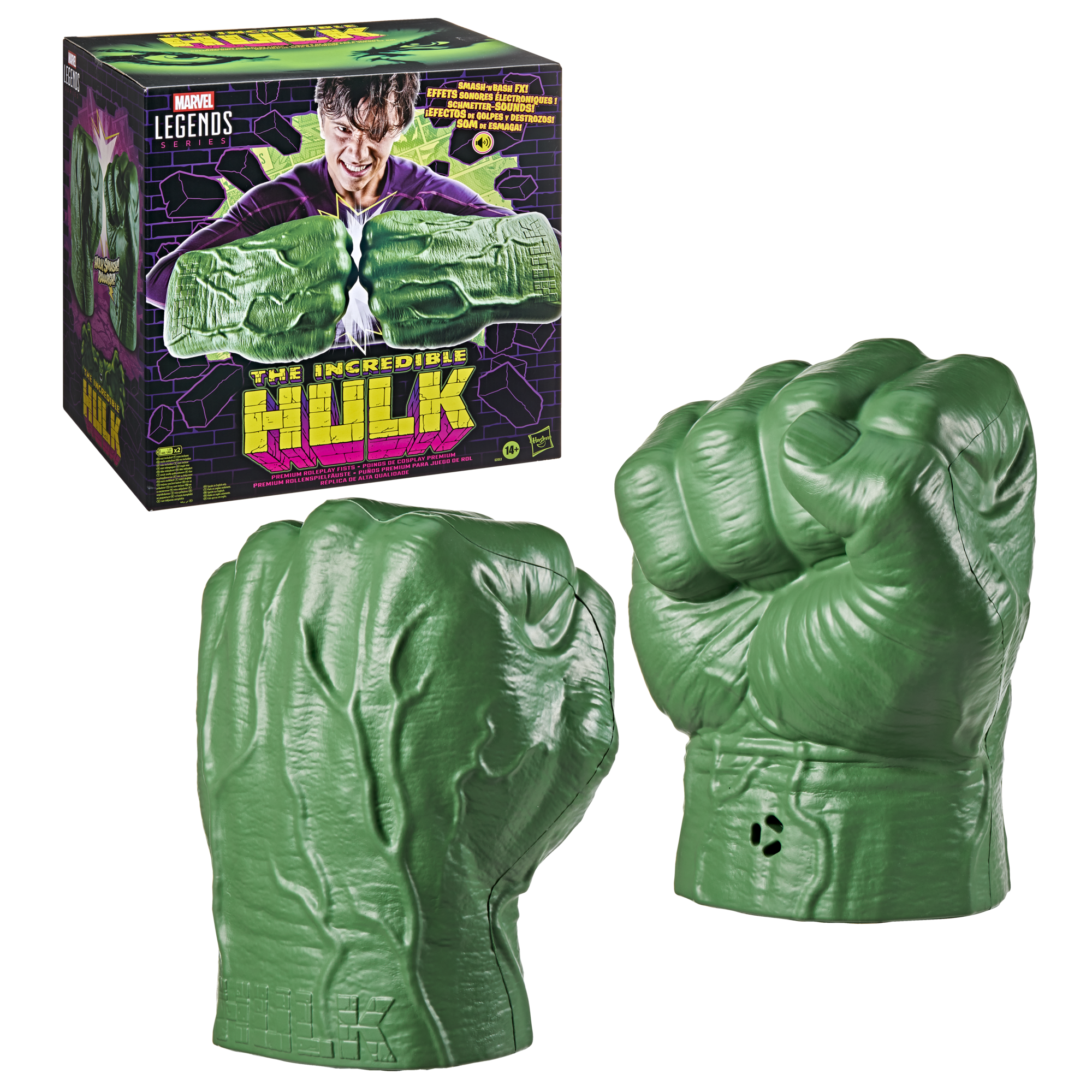 Marvel Legends Series Incredible Hulk Premium Roleplay Fists with