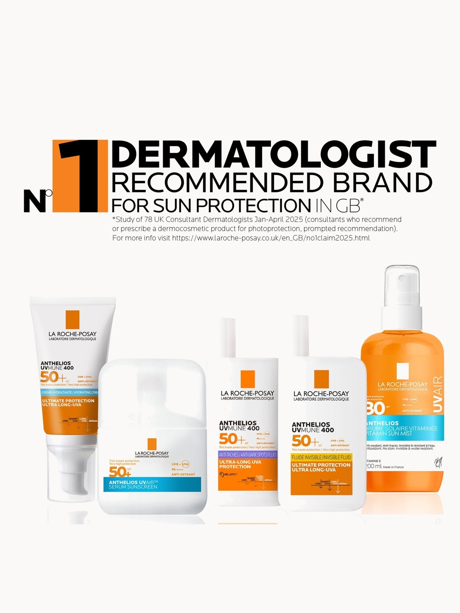 La Roche-Posay Anthelios Family SPF50 Trio Bundle | LOOKFANTASTIC