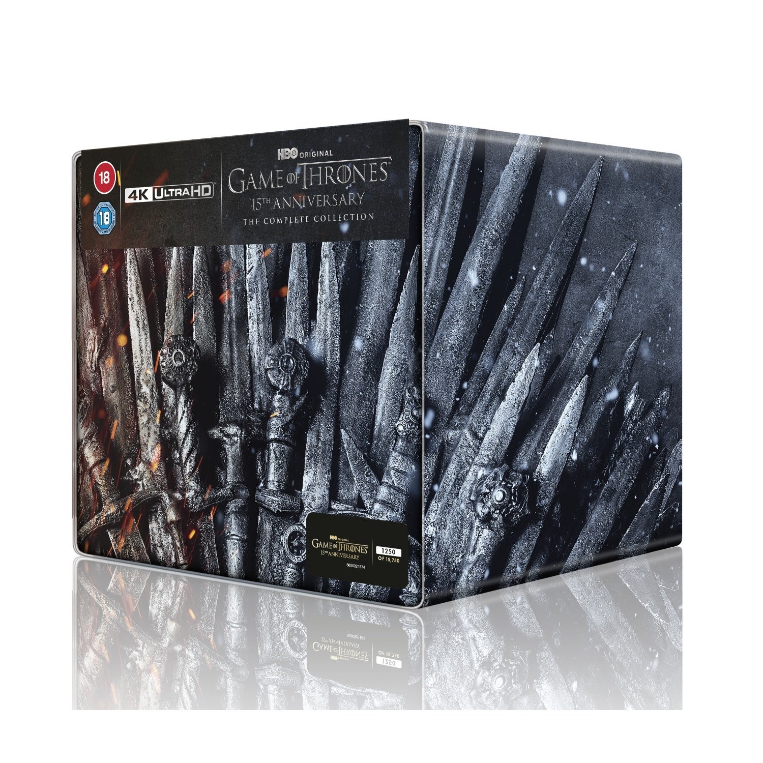Game of Thrones 15th Anniversary SteelBook Library Case Collection