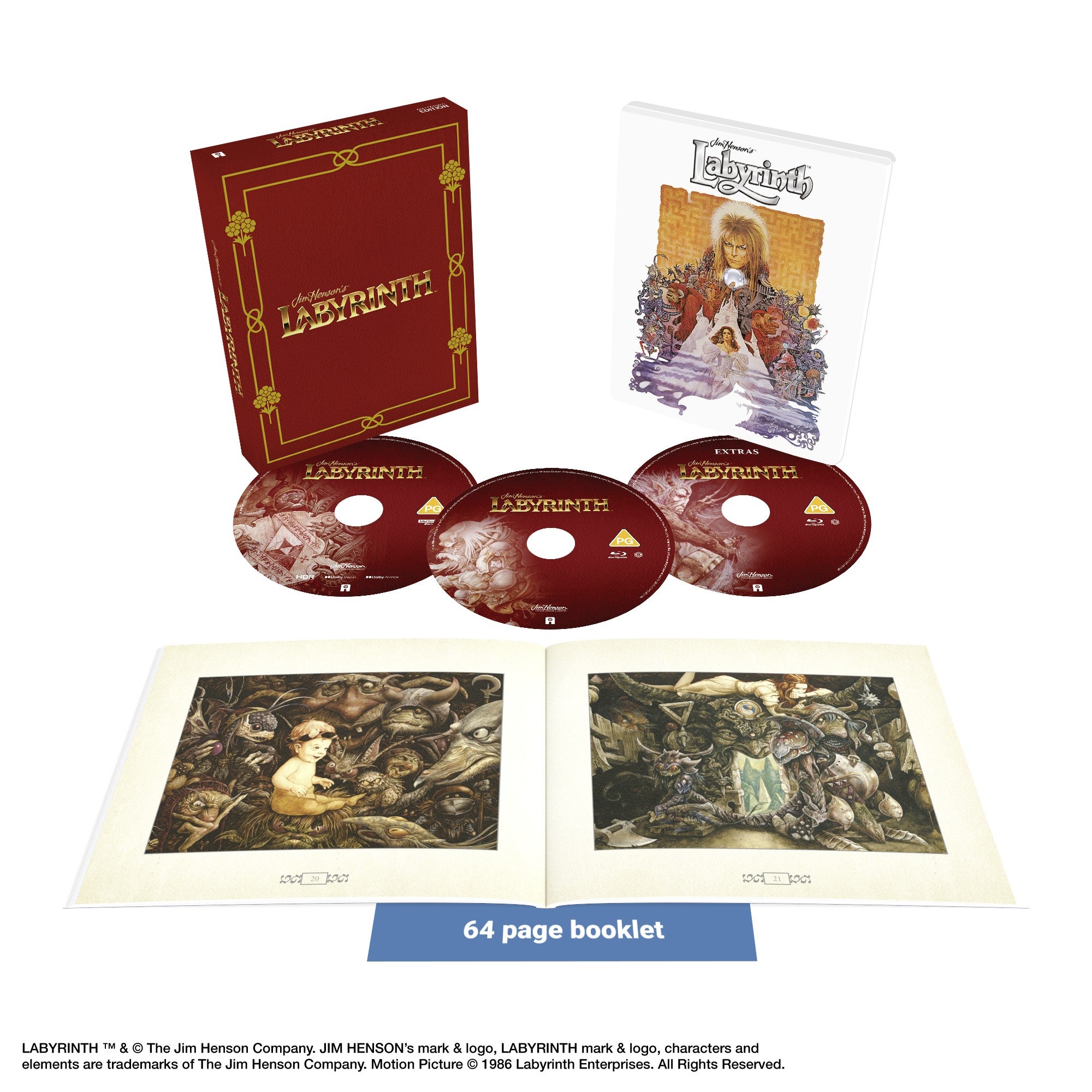 Labyrinth 4K Ultra HD Collector's Edition with SteelBook (Includes