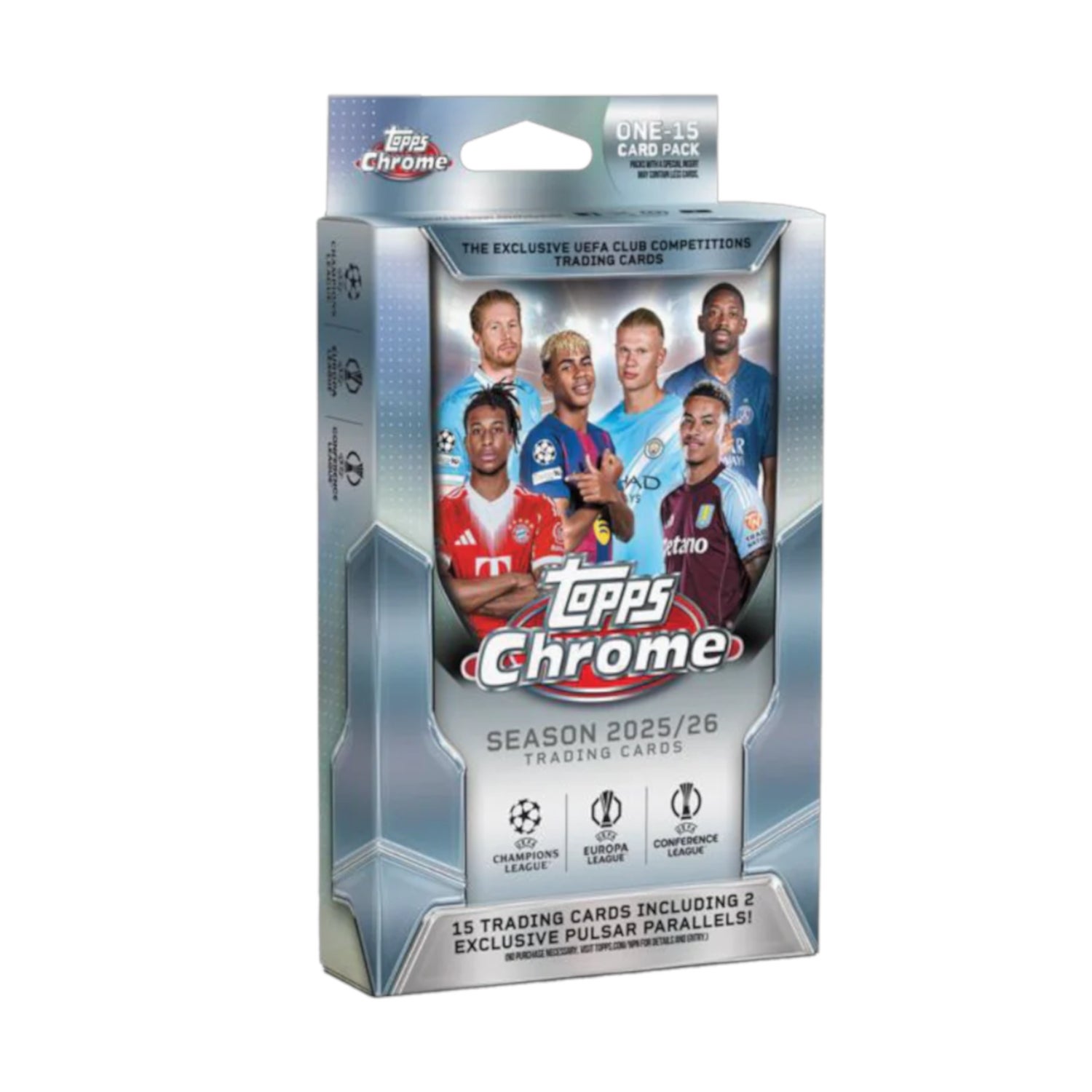 Topps Chrome® UEFA Club Competitions 2025-26 Hanger Box | Zavvi UK