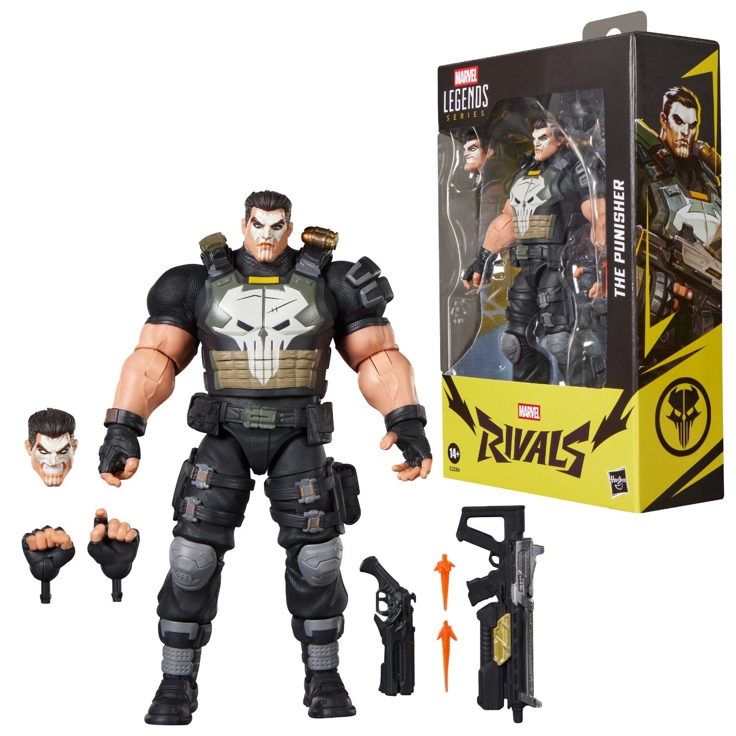 Marvel Legends Series Marvel Rivals The Punisher, Video Game-Inspired ...