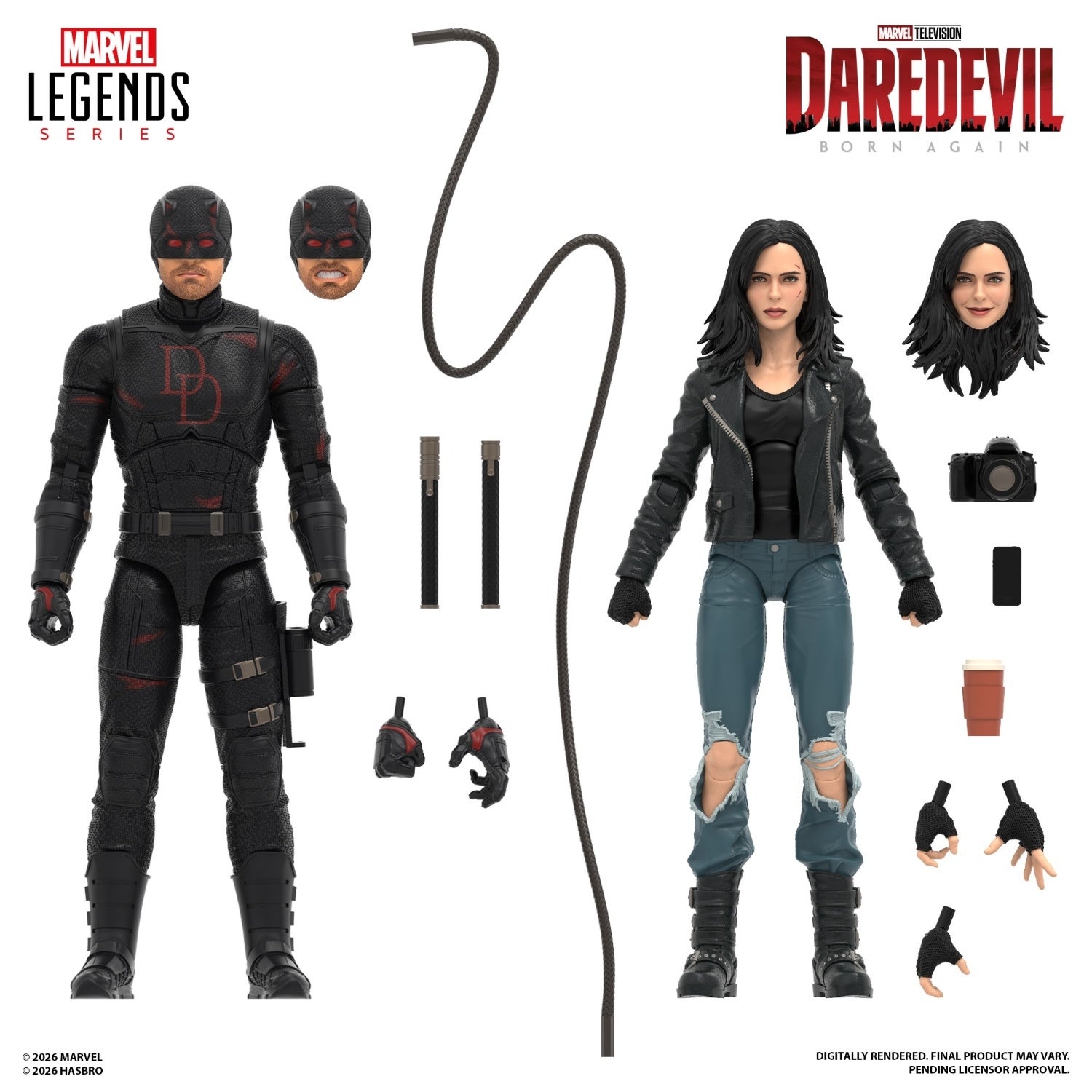 Marvel Legends Series Daredevil: Born Again Daredevil & Jessica
