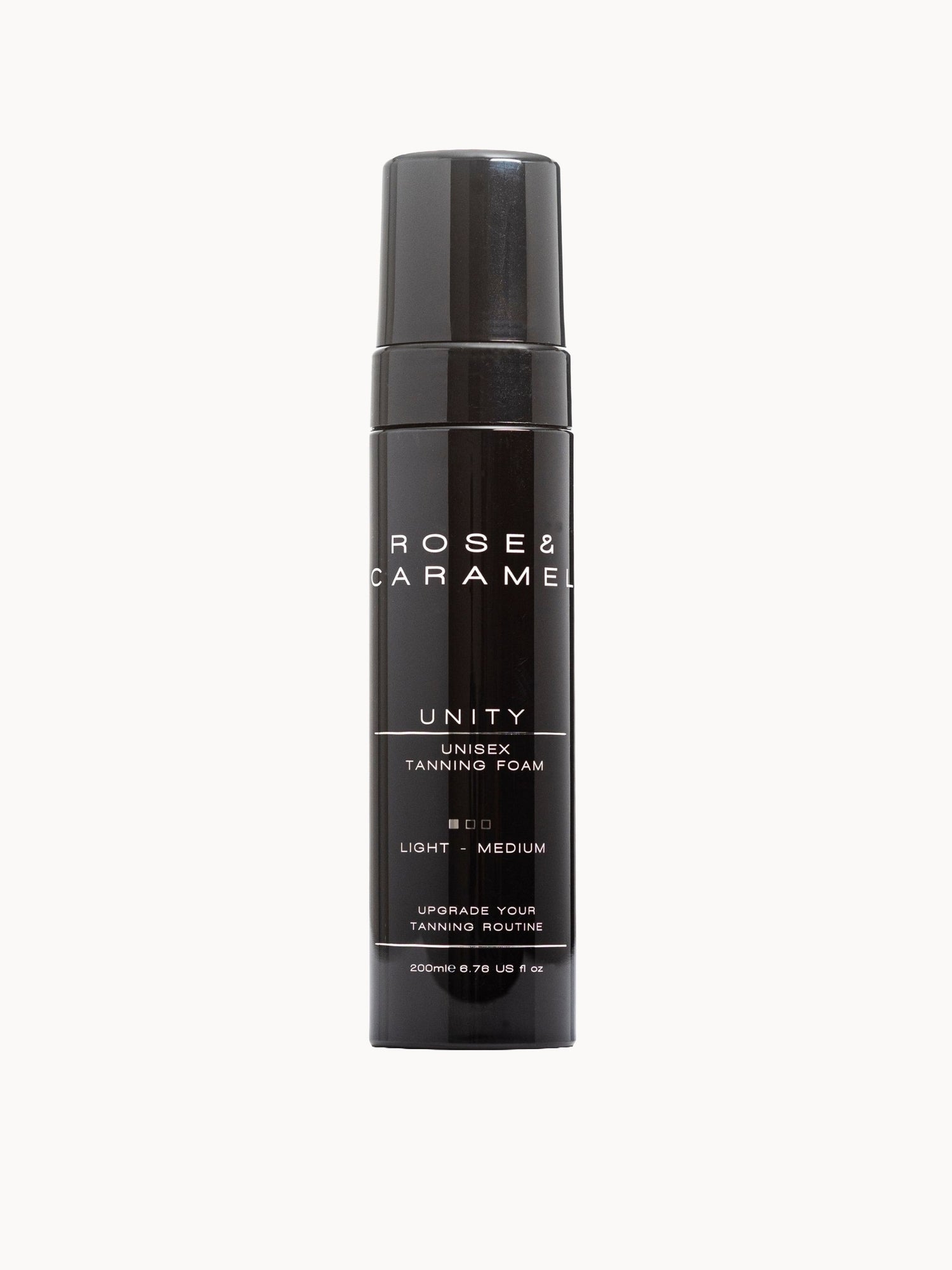 Rose & Caramel Unity Unisex Light Medium Tanning Foam 200ml
