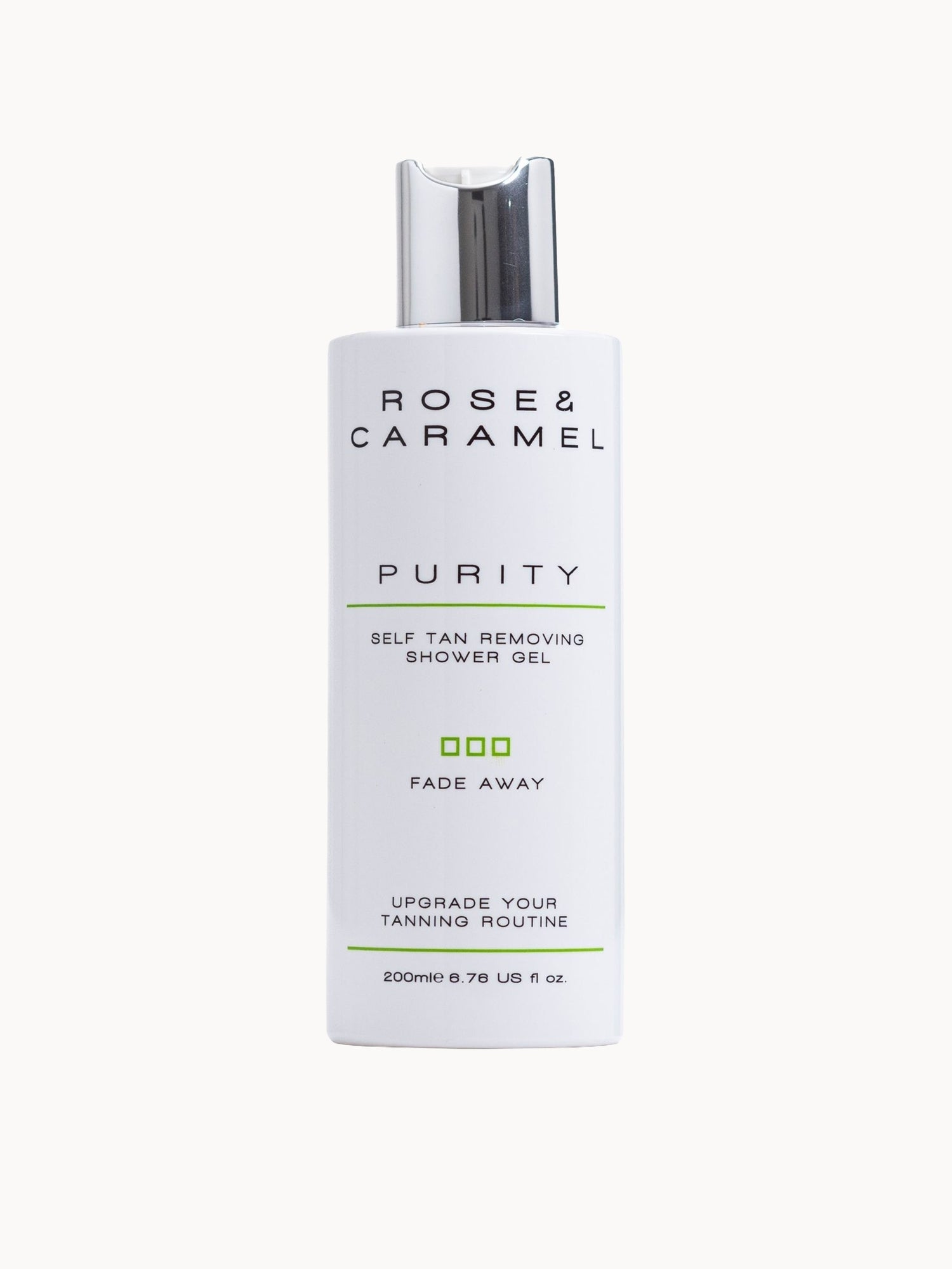 Rose & Caramel Purity Fade Away Self Tan Removing Shower Gel 200ml