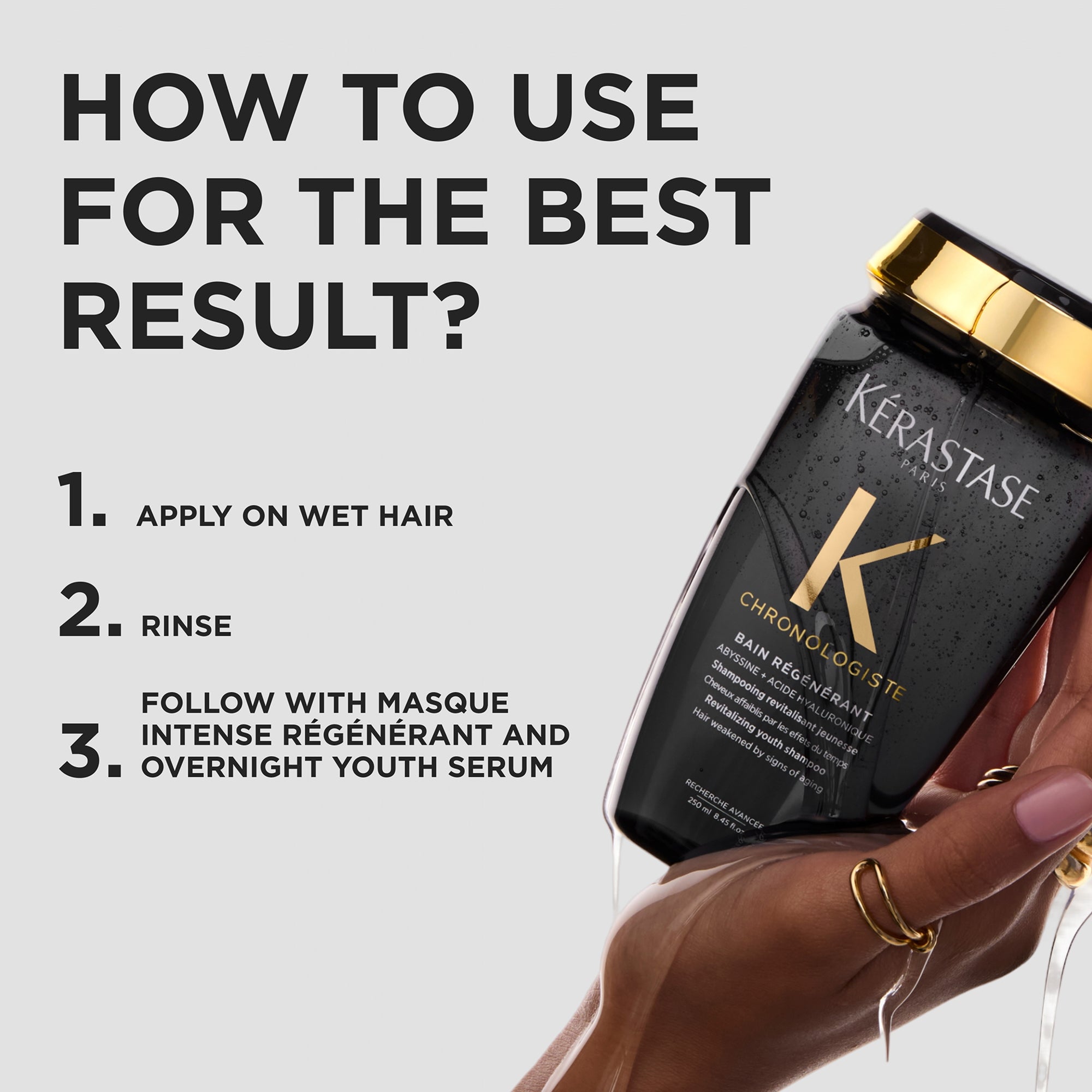 Kerastase Chronologiste Shampoo and Masque with Exclusive Night