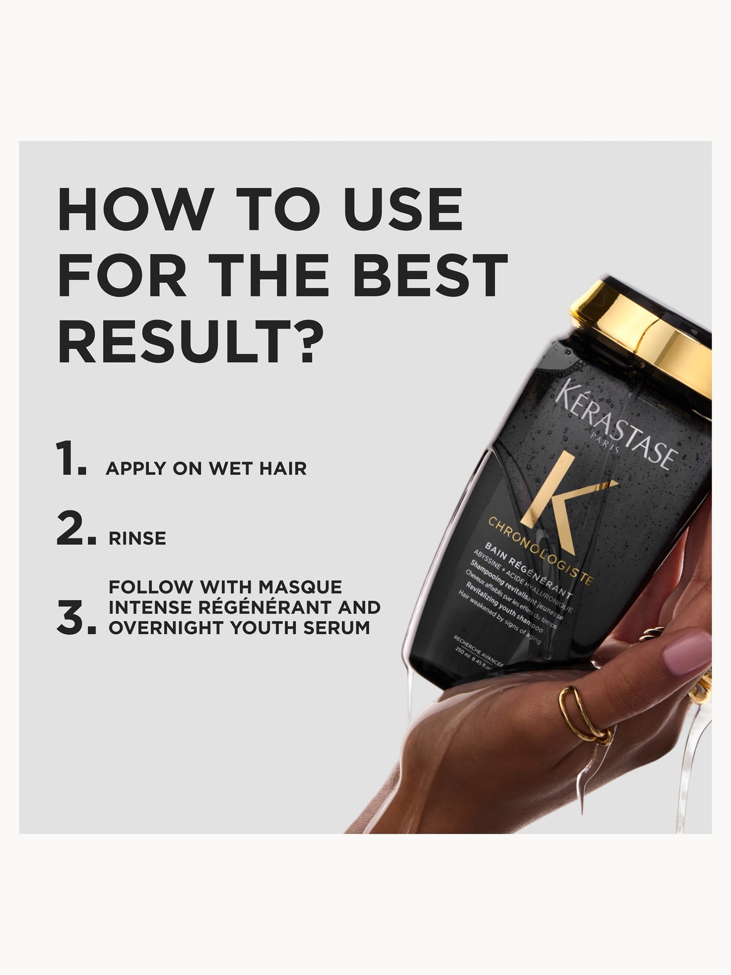 Kerastase Chronologiste Shampoo and Masque with Exclusive Night