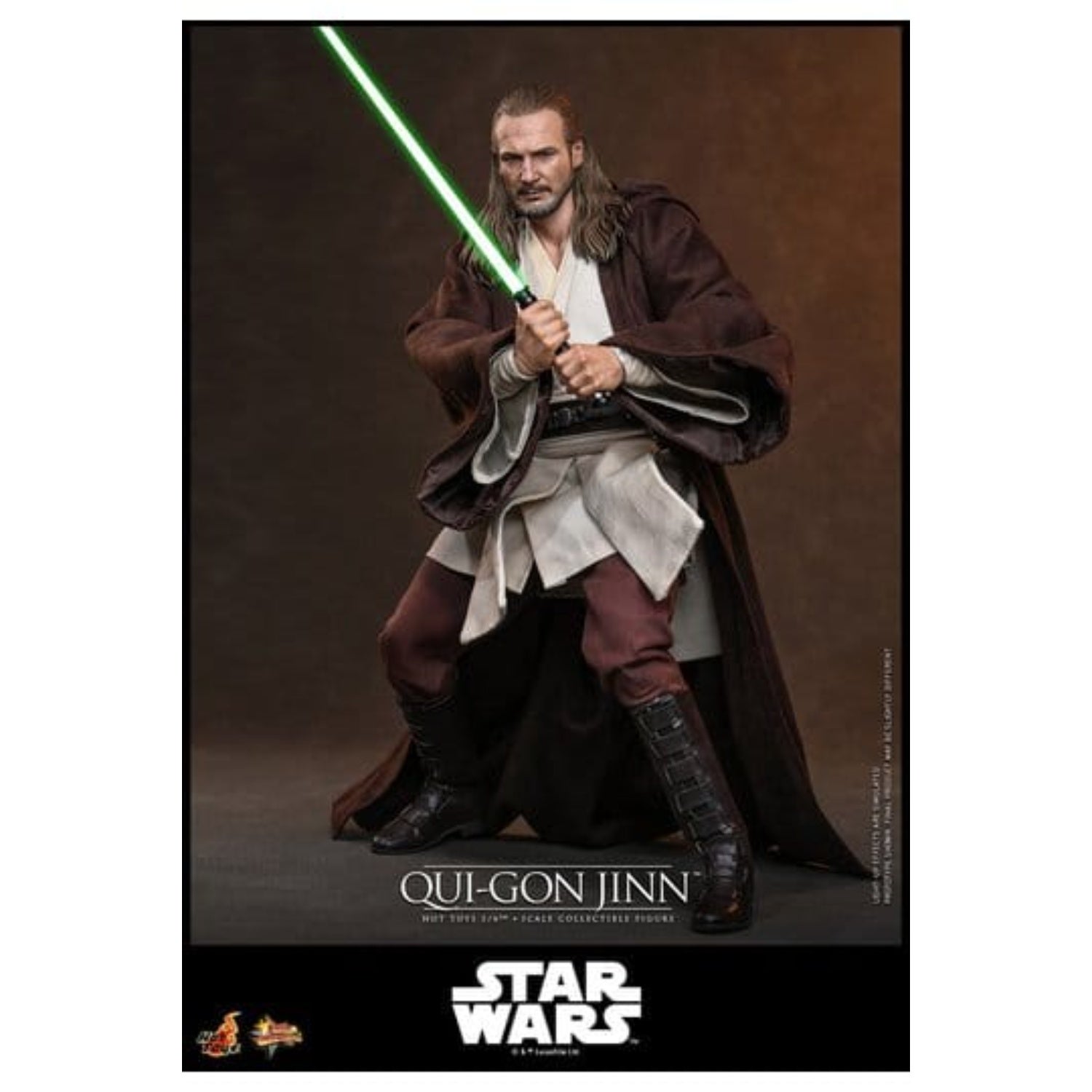 Hot Toys Star Wars Movie Masterpiece Action Figure 1/6 Qui-Gon