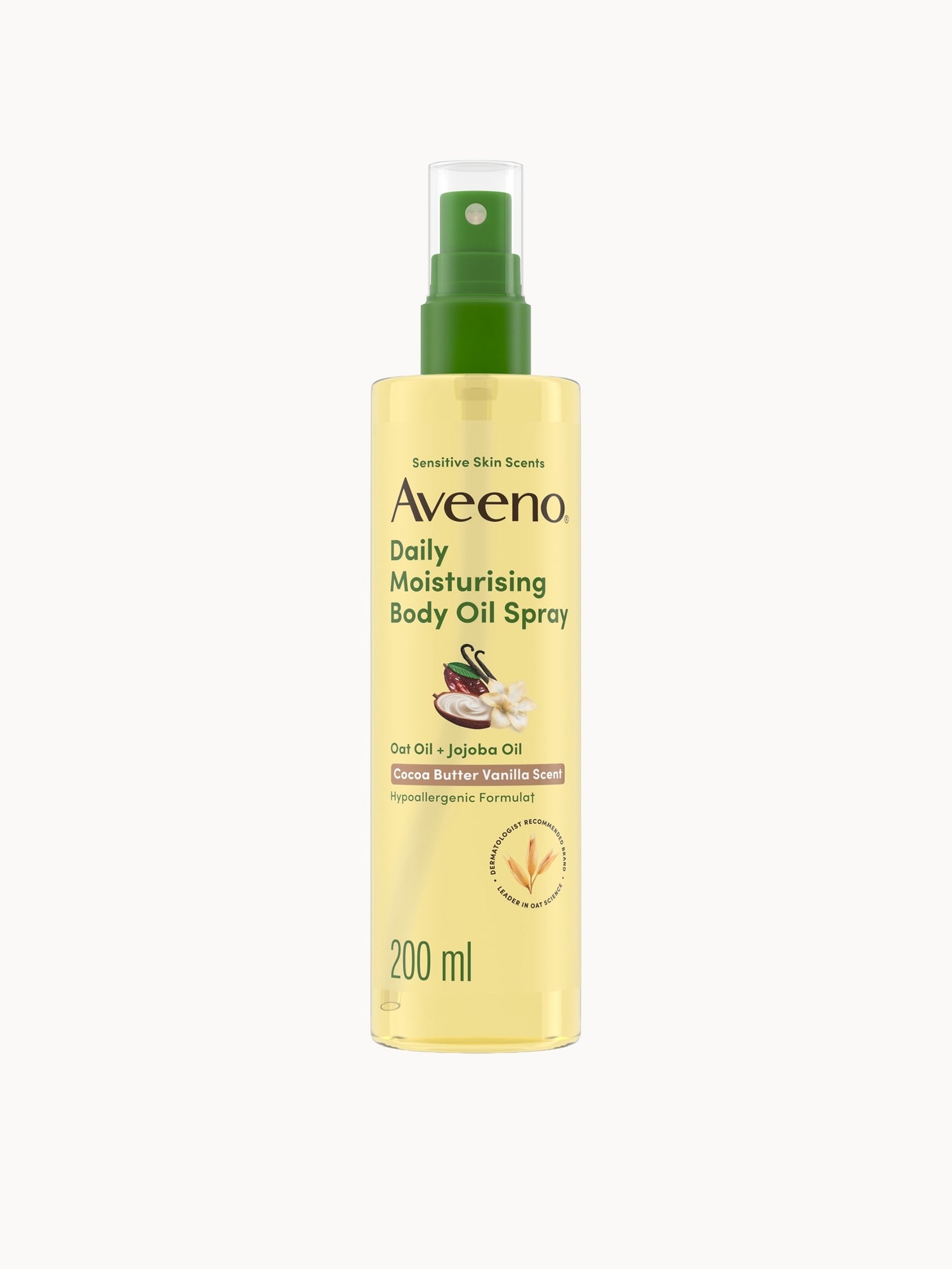 Aveeno Aveeno Daily Moisturising Oil Spray Cocoa Vanilla 200ml