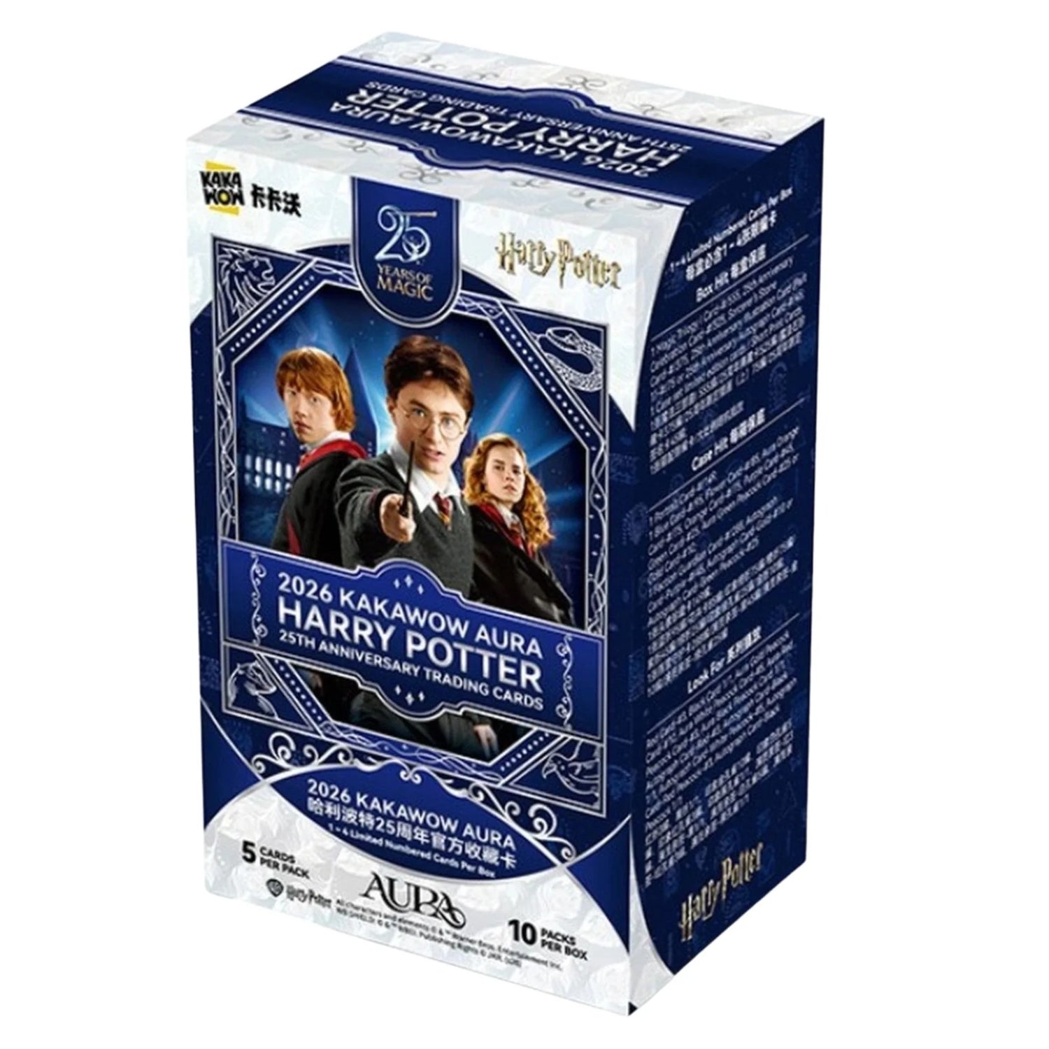 2026 Kakawow Aura Harry Potter 25th Anniversary Trading Cards
