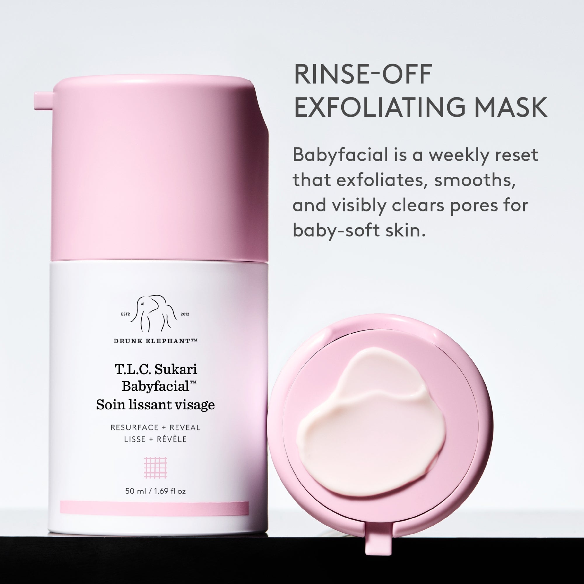 パック・フェイスマスク Drunk Elephant Babyfacial 50ml Drunk Elephant T.L.C. Sukari Babyfacial 50ml | Cult Beauty