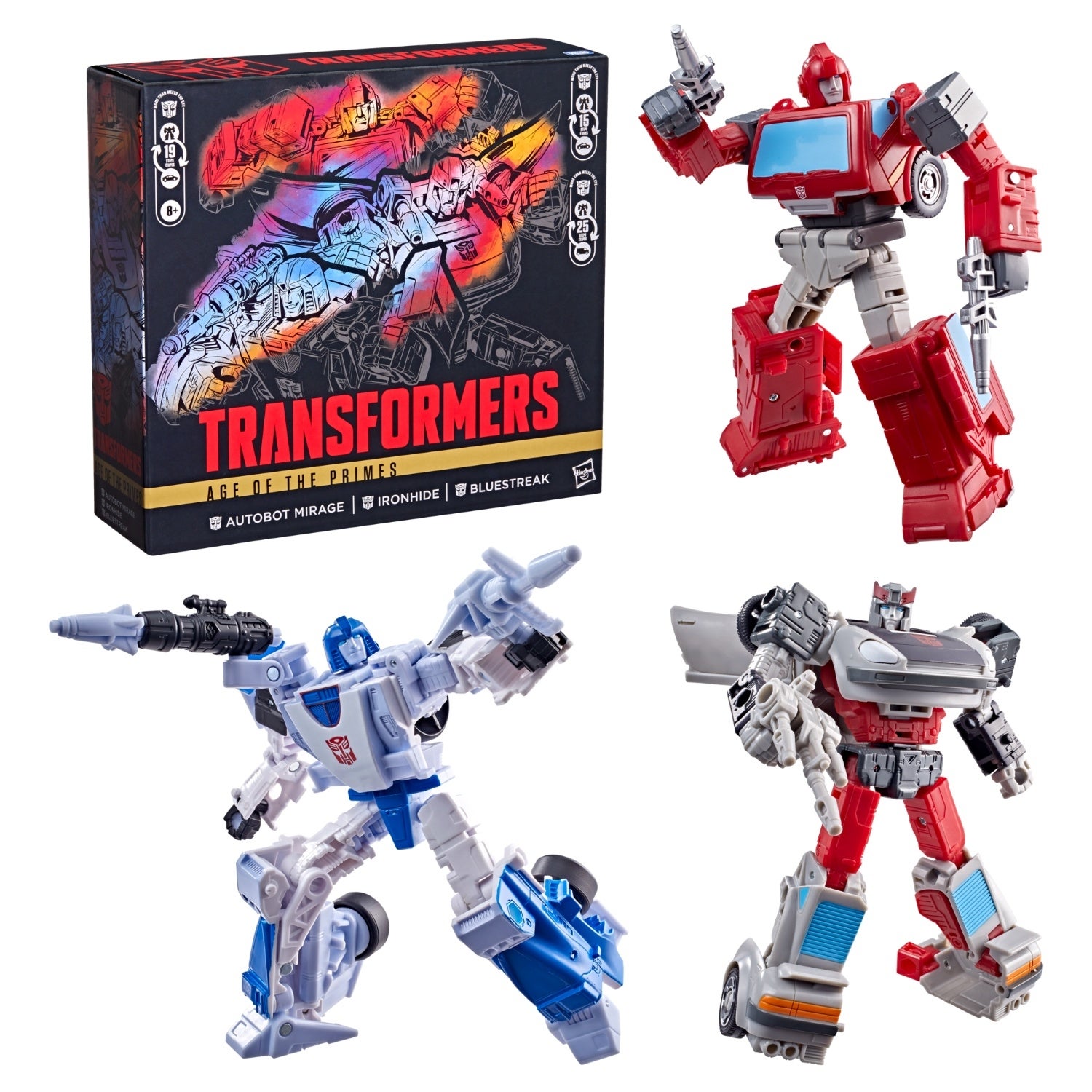 Transformers Age of the Primes 3-Pack Includes Deluxe Class