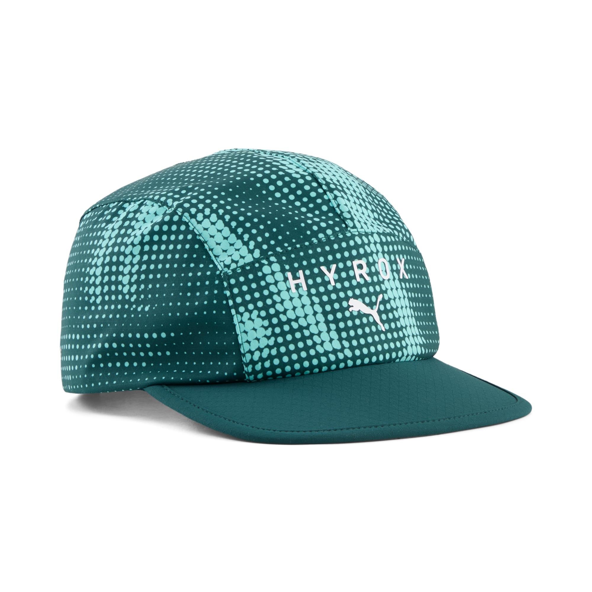 RUNNING 5 Panel Cap Graphic - dark green | HYROX Shop Official