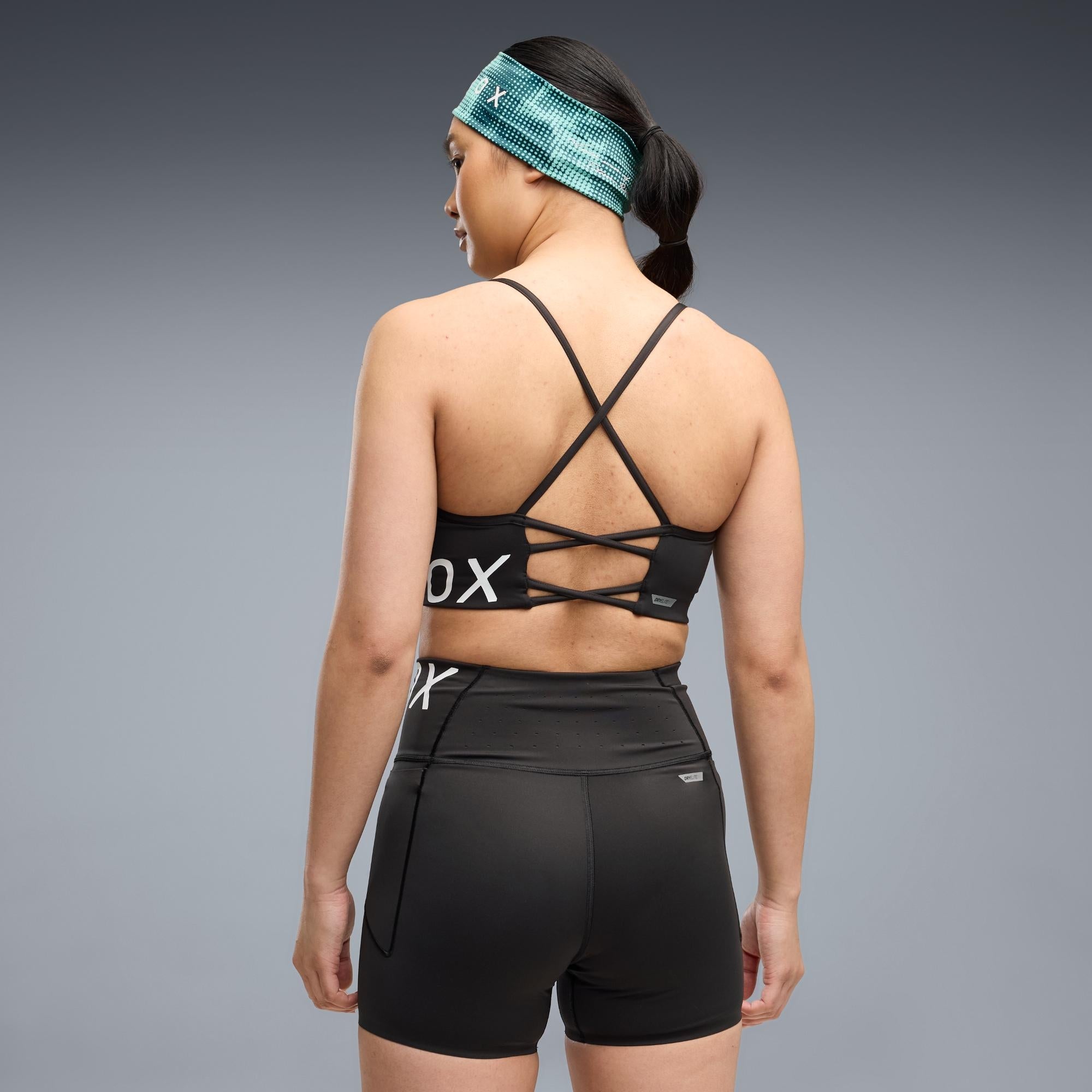 WOMEN'S STRAPPY PWRMODE BRA - purple - XS | HYROX Shop Official