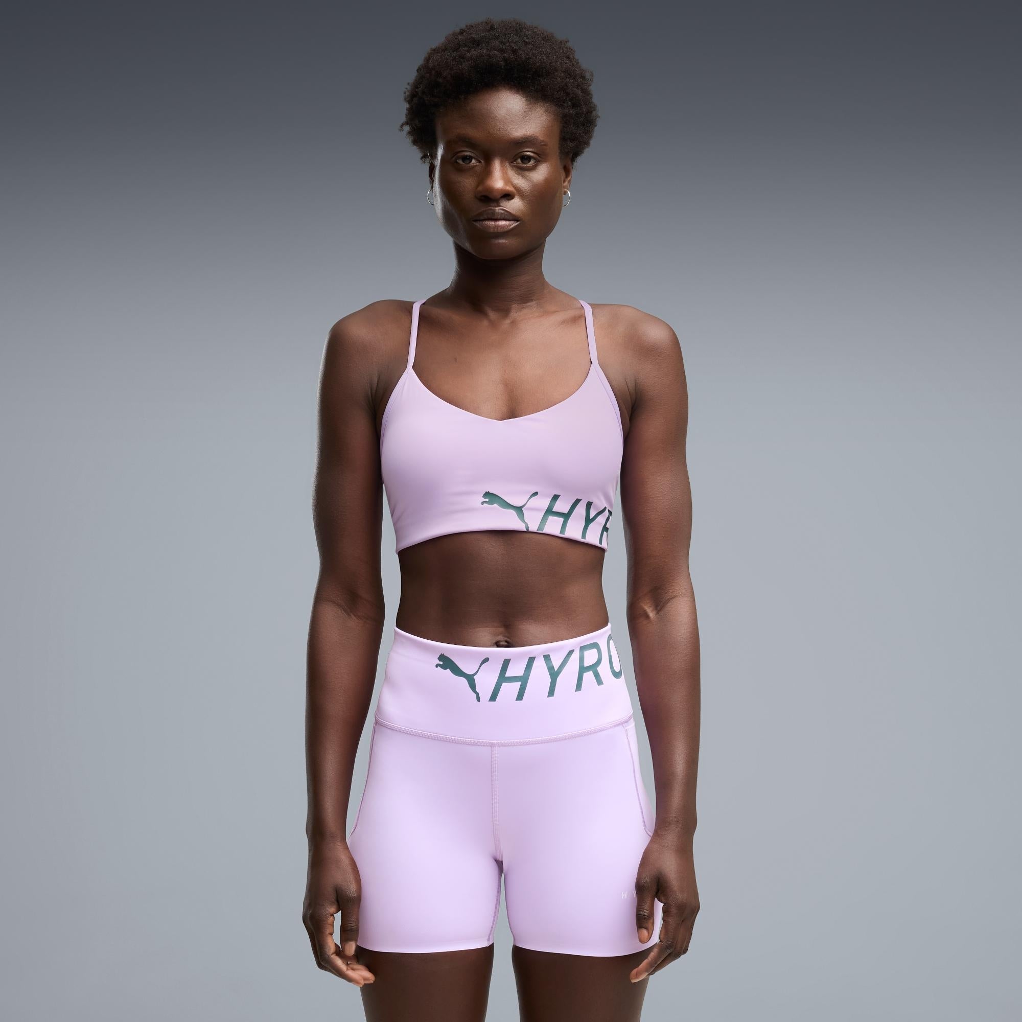 トレーニングウェア等出品中　Bombshell バイオレットXS WOMEN'S STRAPPY PWRMODE BRA - purple - XS | HYROX Shop Official