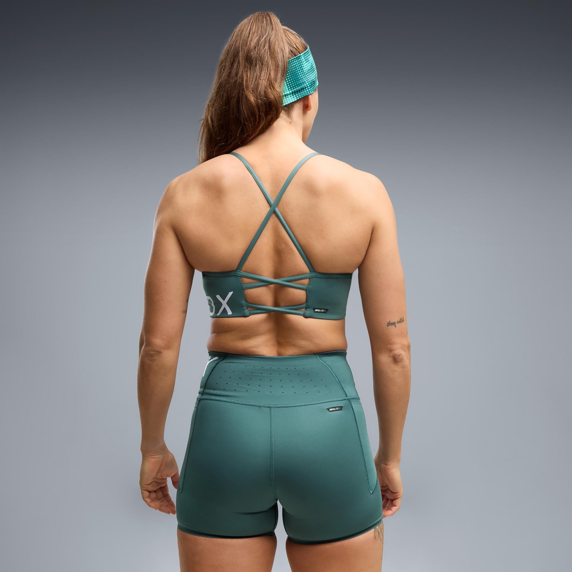 WOMEN'S STRAPPY PWRMODE BRA - purple - XS | HYROX Shop Official