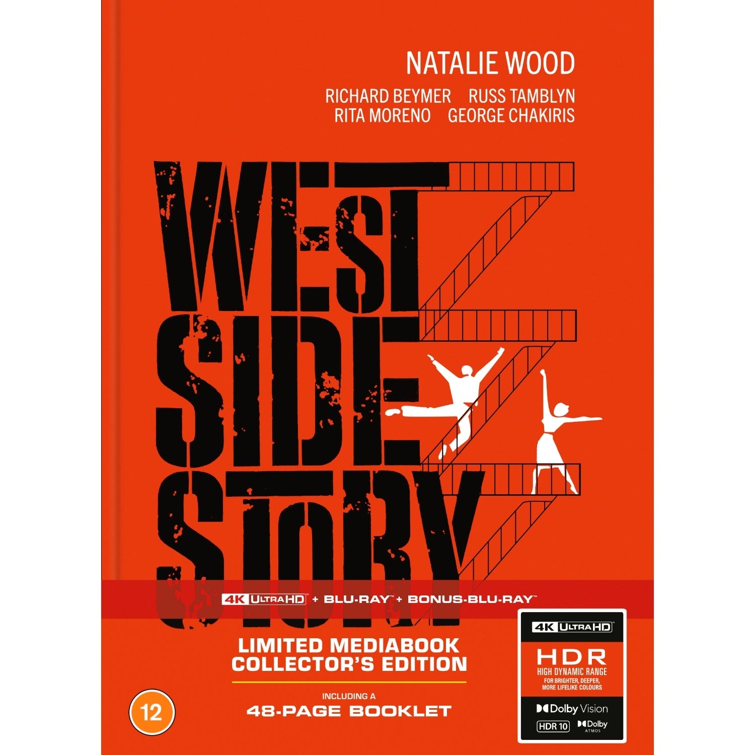 西街少年～Westside Story～ BOX Ⅰ〈4枚組〉訳あり未開封 West Side Story (1961) 4K Ultra HD & Blu-Ray Mediabook | Zavvi UK