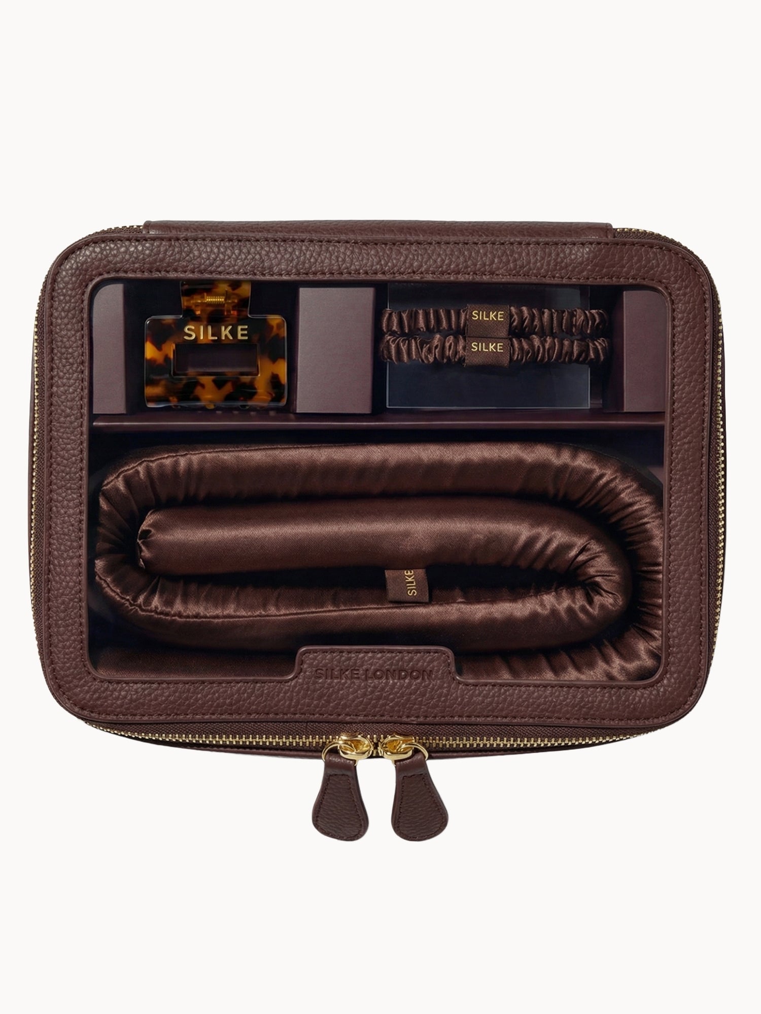 SILKE London Pure Silk Heatless Curler - Brown