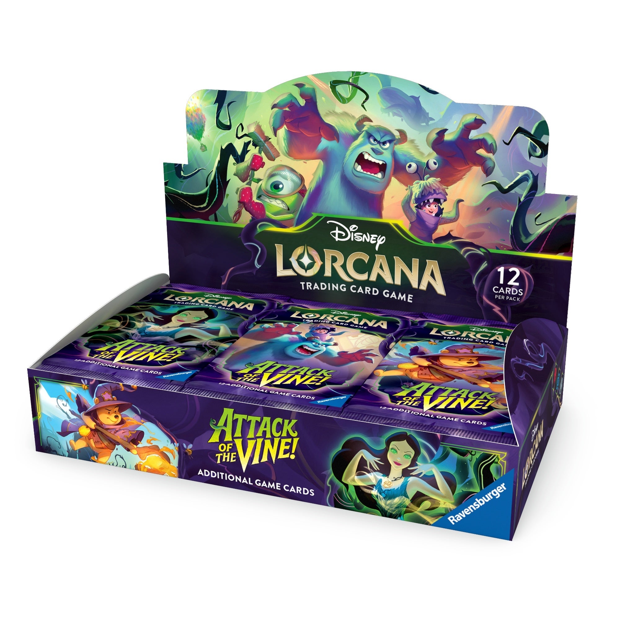 Disney Lorcana Trading Card Game Attack of the Vine! Booster Box