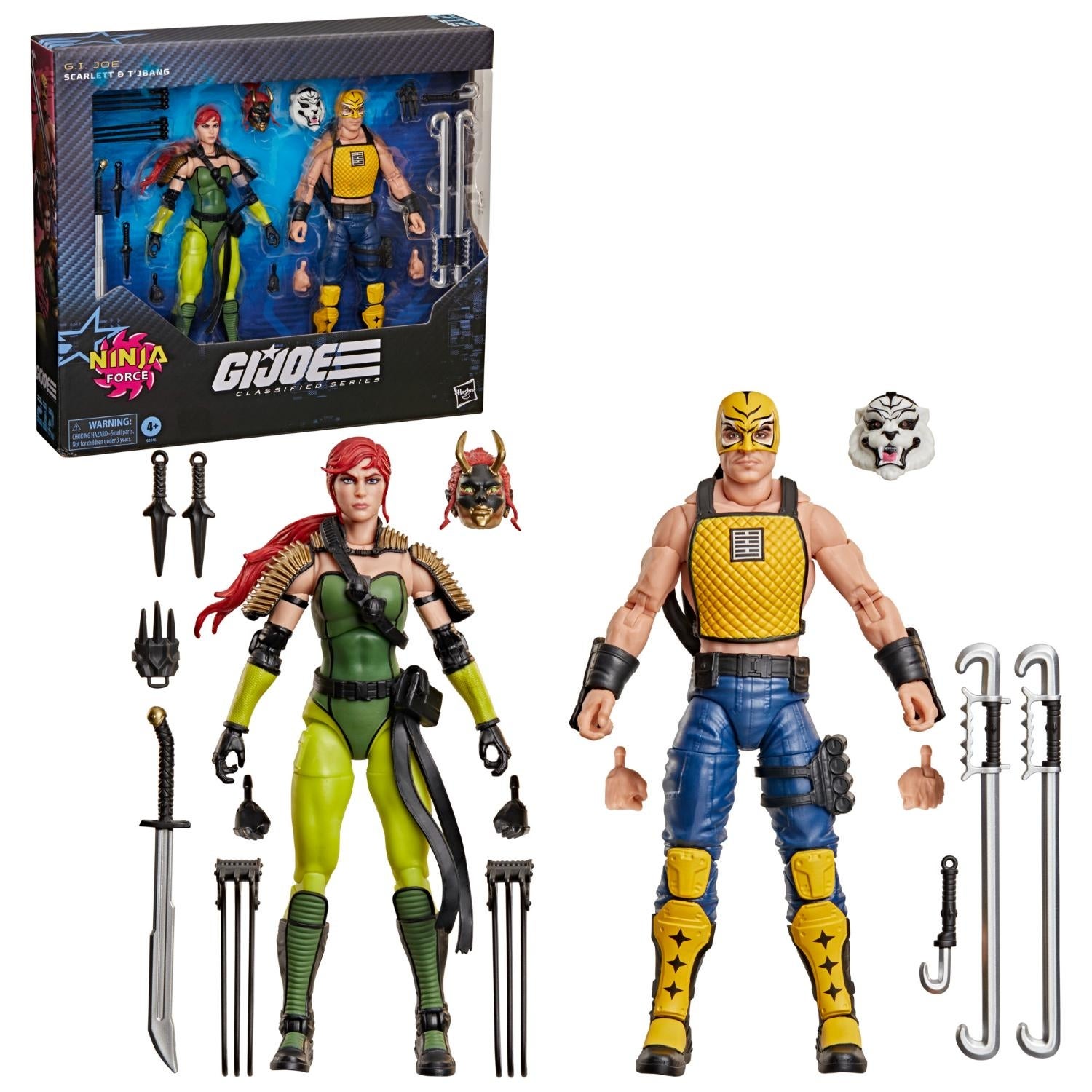 G.I. Joe Classified Series #212, Ninja Force Scarlett and T'Jbang
