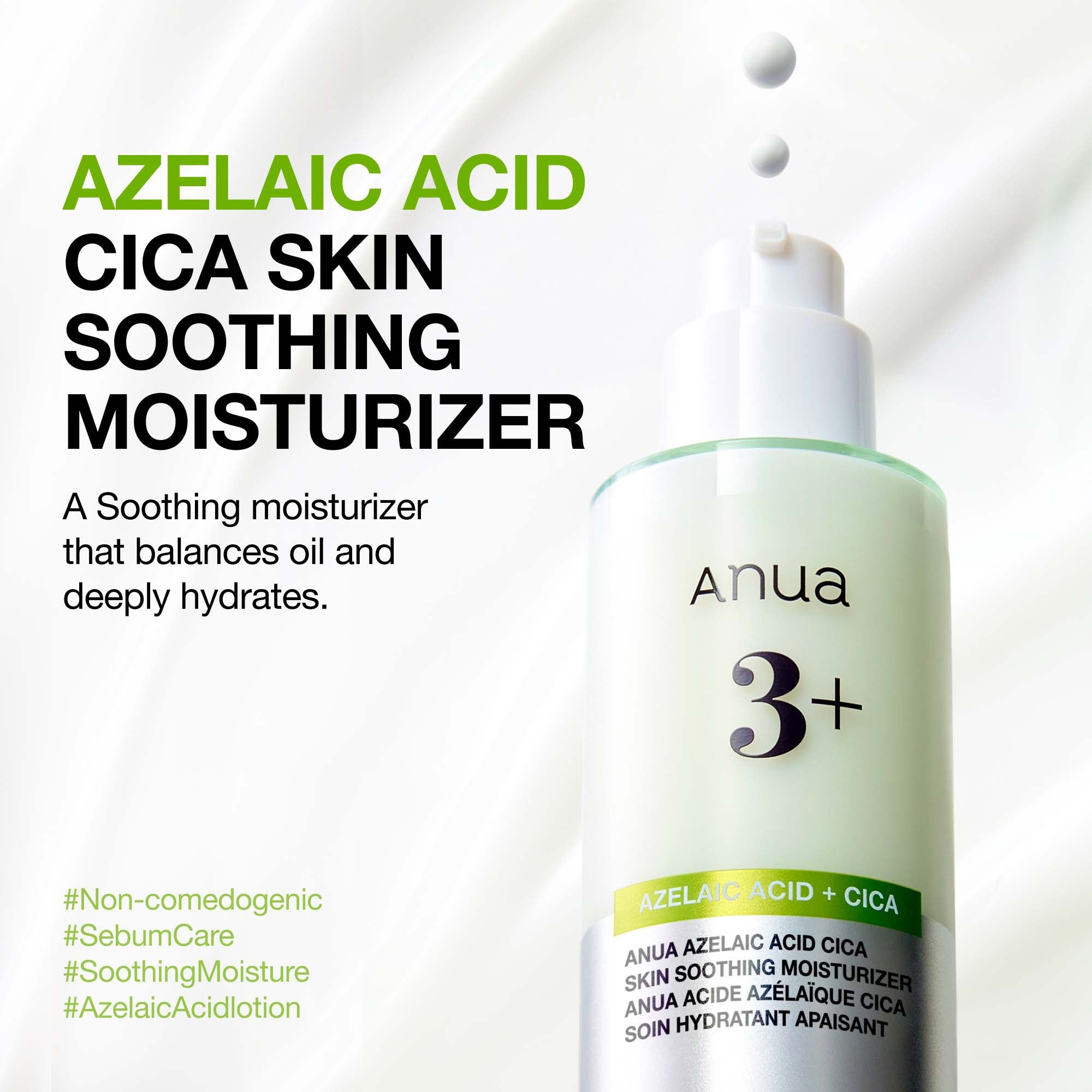 Anua Azelaic Acid 3 Cica Skin Soothing Moisturiser 100ml | Cult Beauty