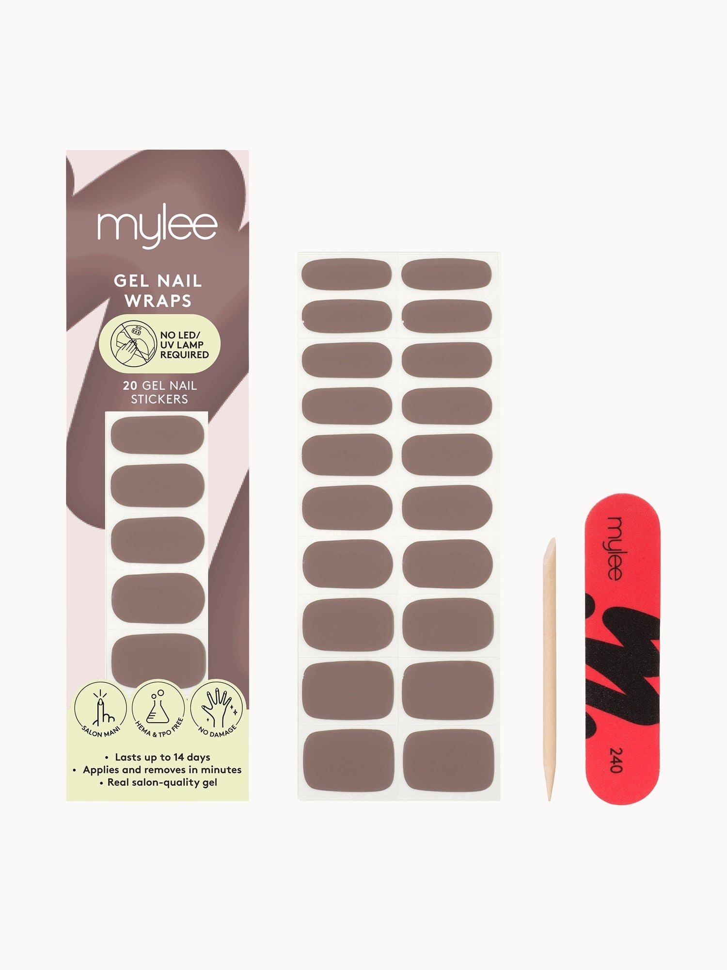 Mylee Nail Wraps Taupe of Mind