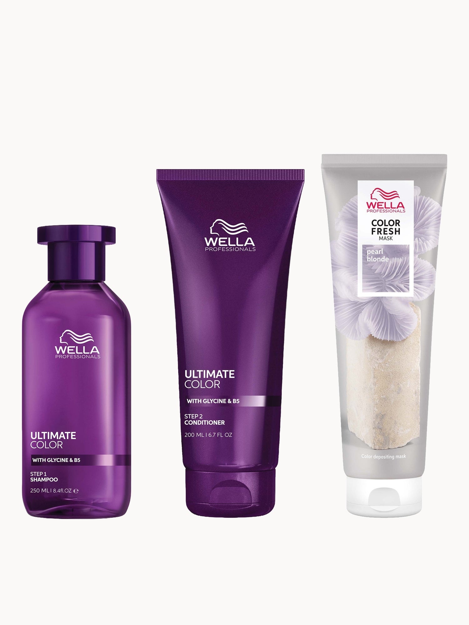 Ultimate Color Shampoo, Conditioner and Color Fresh Mask Bundle For all Coloured Hair - Pearl Blonde