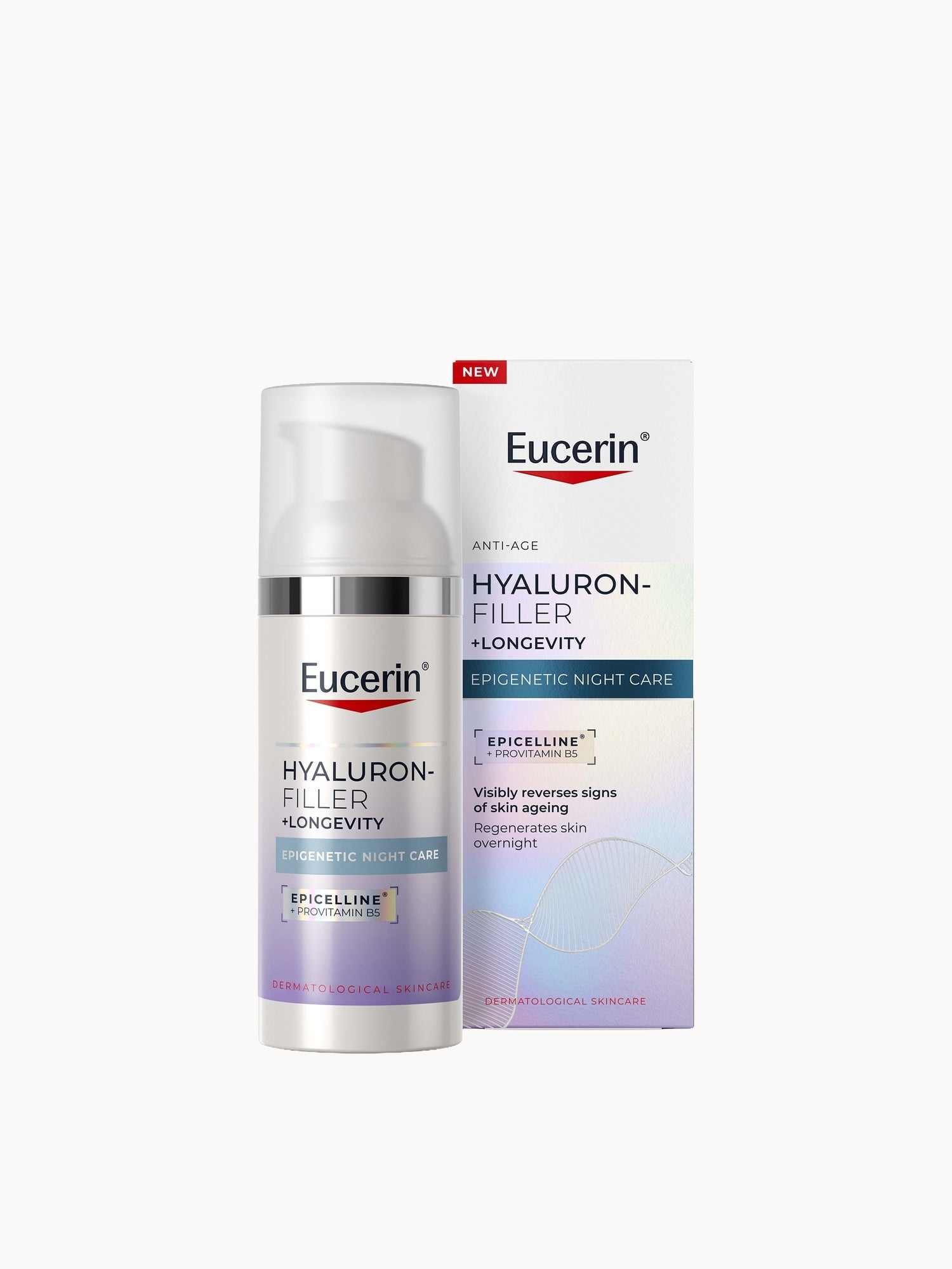 Eucerin Hyaluron-Filler + Longevity Epigenetic Night Care 50ml